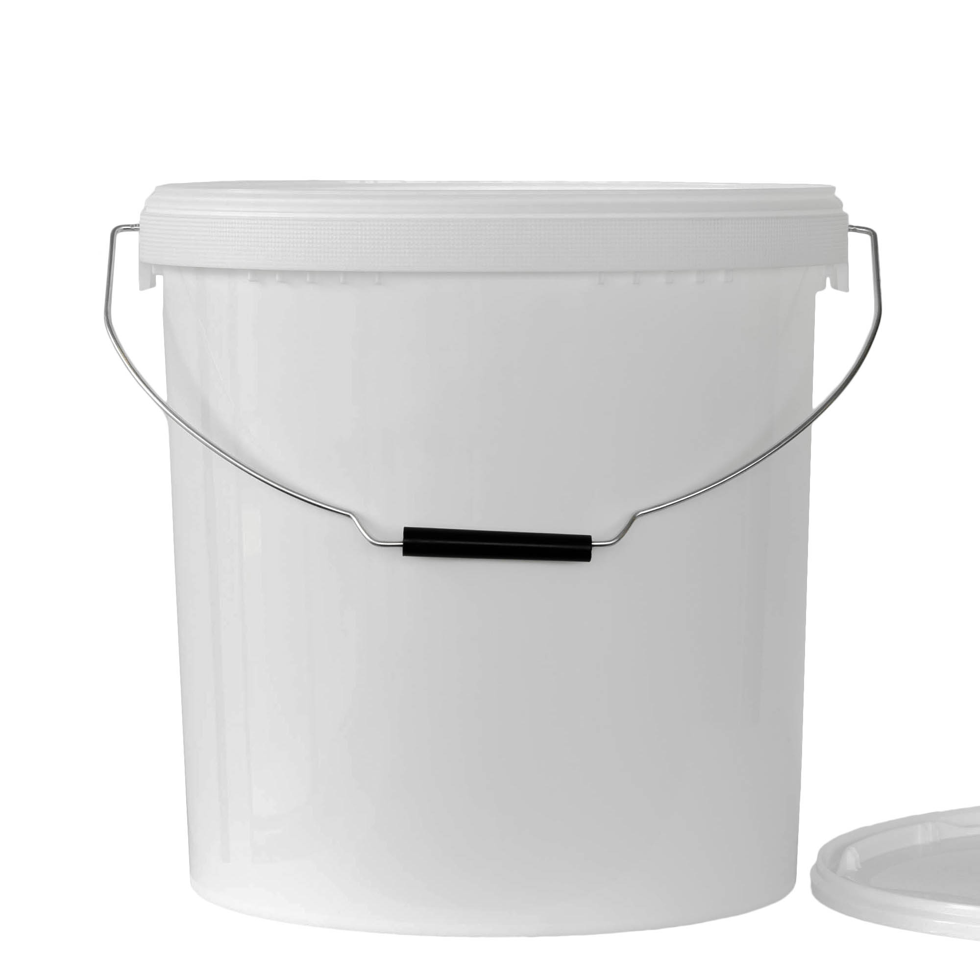 20 l bucket, PP plastic, white