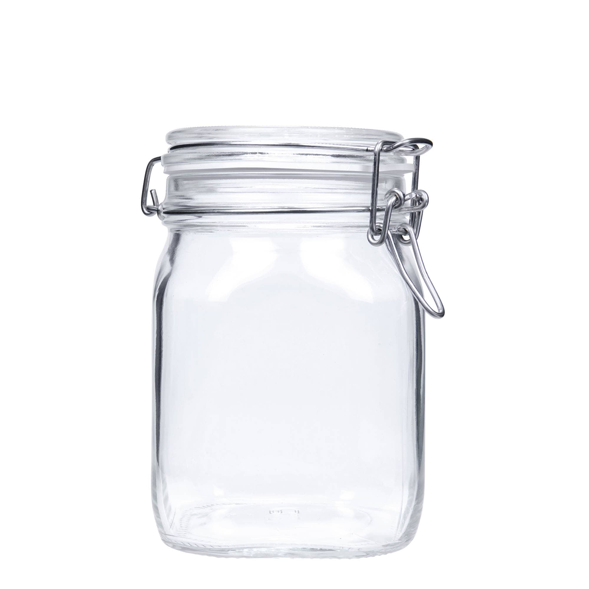 1,000 ml wire bail jar 'Fido', square, opening: wire bail closure