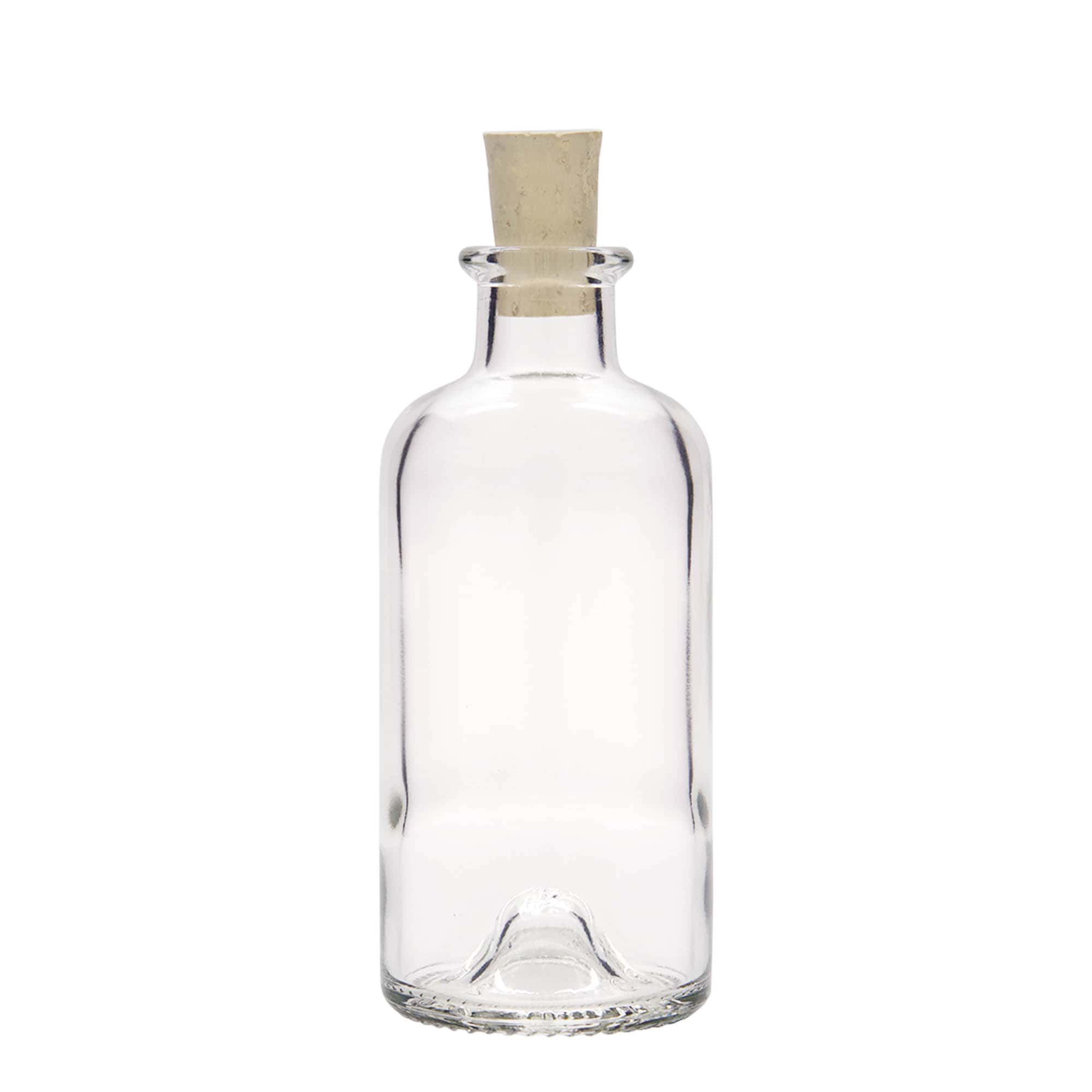 200 ml glass bottle apothecary, opening: cork