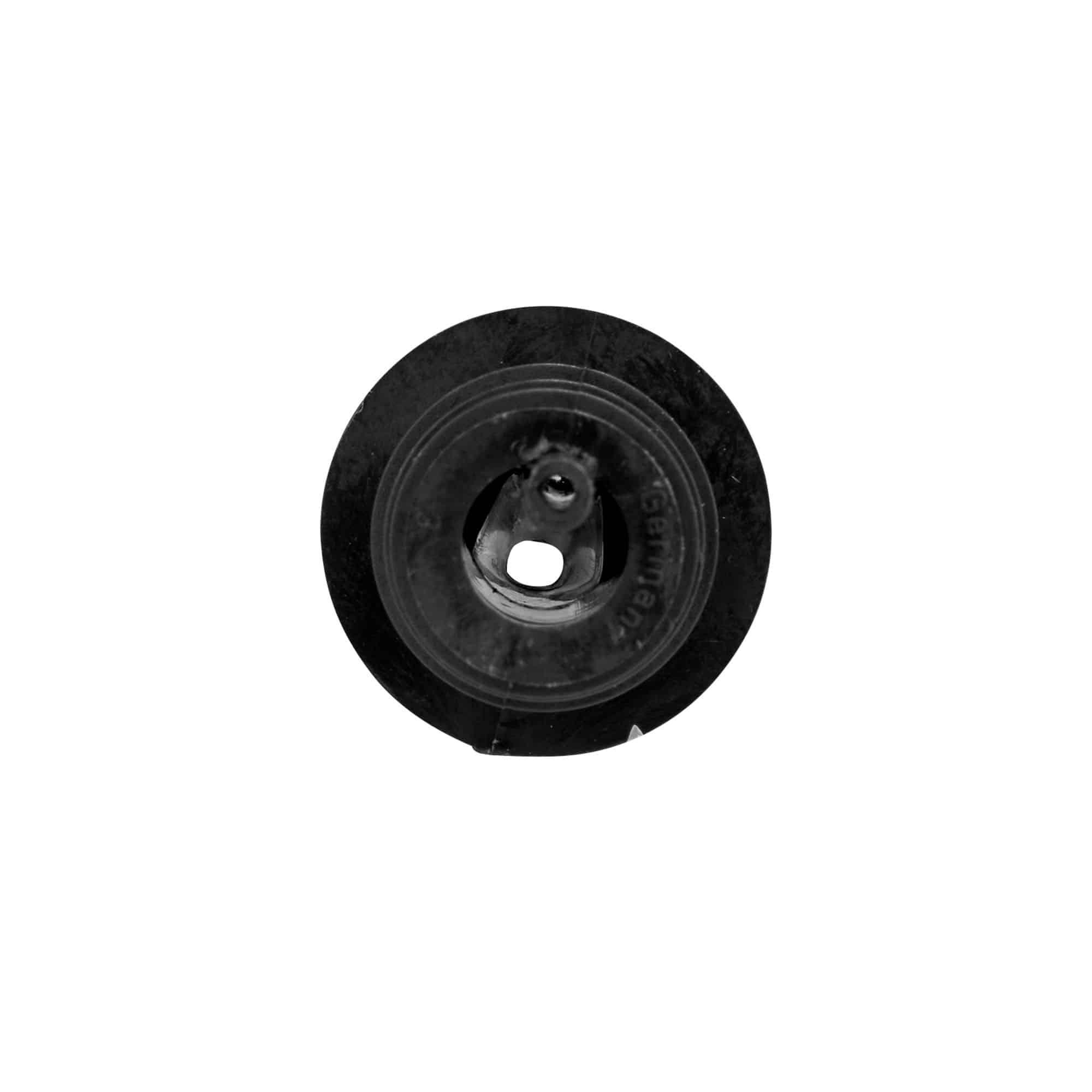 Jet pour spouts, PE plastic, black Jet pour spouts, PE plastic, black