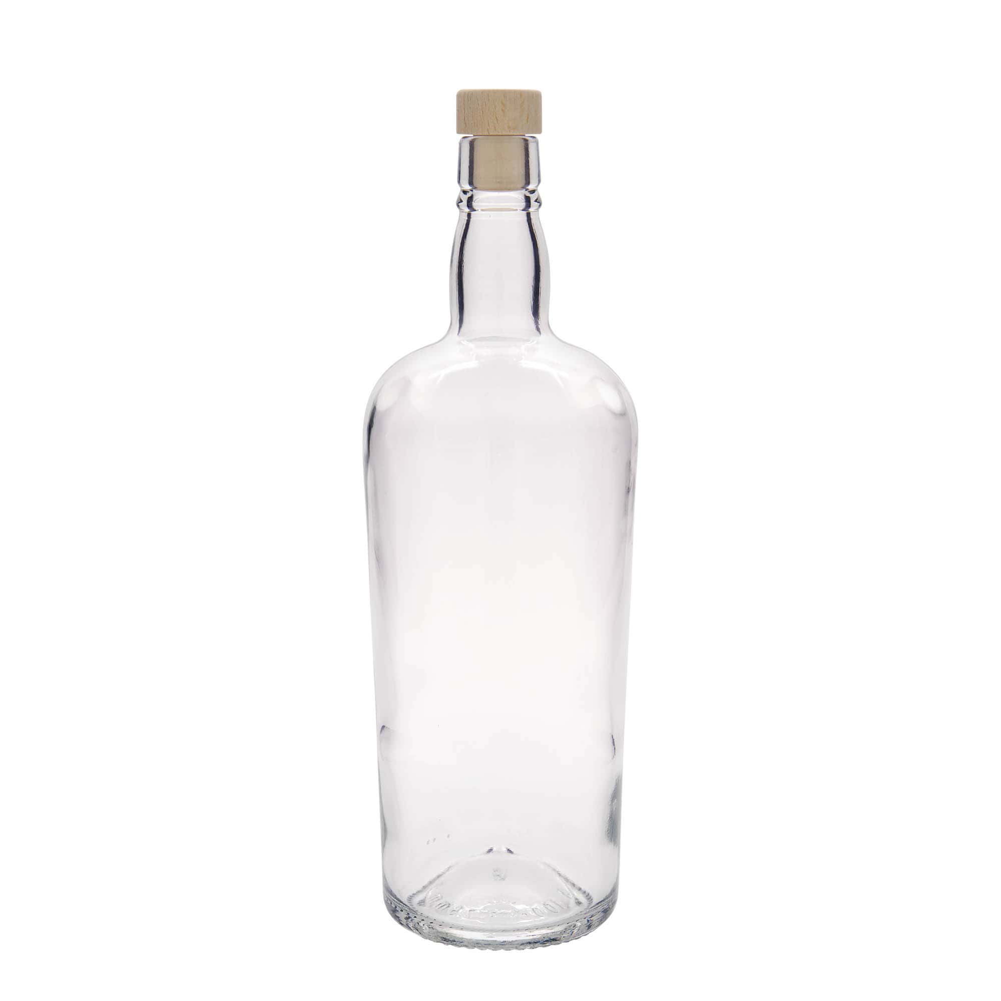 1000 ml glass bottle ‘Edinburgh’, opening: cork