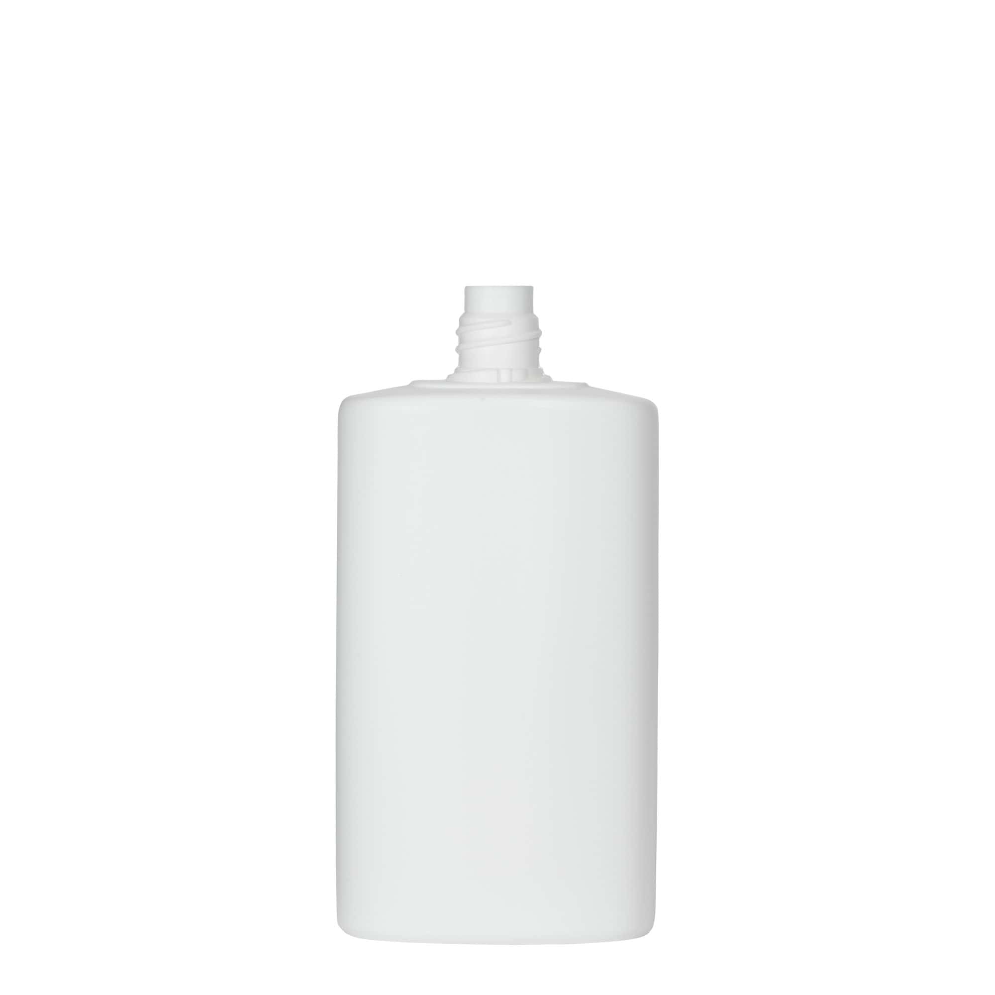 250 ml plastic bottle 'Indy', oval, HDPE, white, opening: screw cap
