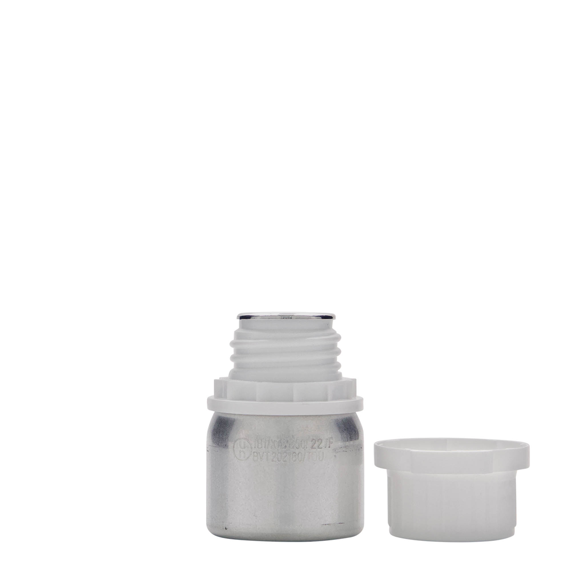 50 ml aluminium bottle, metal, silver, opening: DIN 32 50 ml aluminium bottle, metal, silver, opening: DIN 32