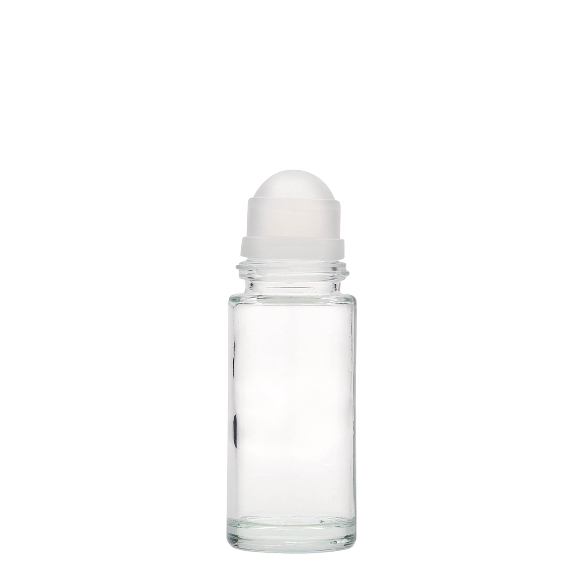 50 ml roll-on bottle, glass, opening: screw cap 50 ml roll-on bottle, glass, opening: screw cap