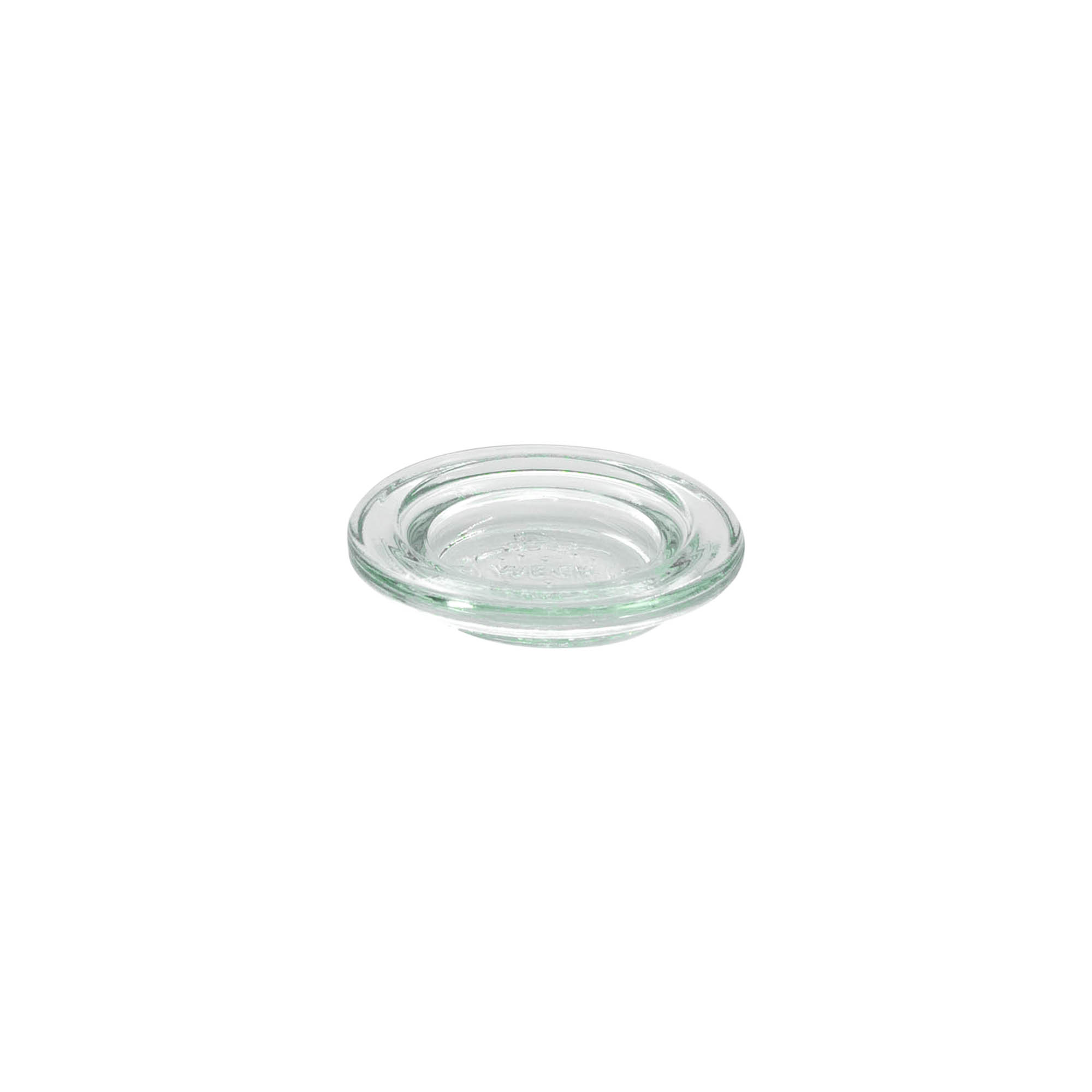 WECK glass lid with round rim, for opening: RR40