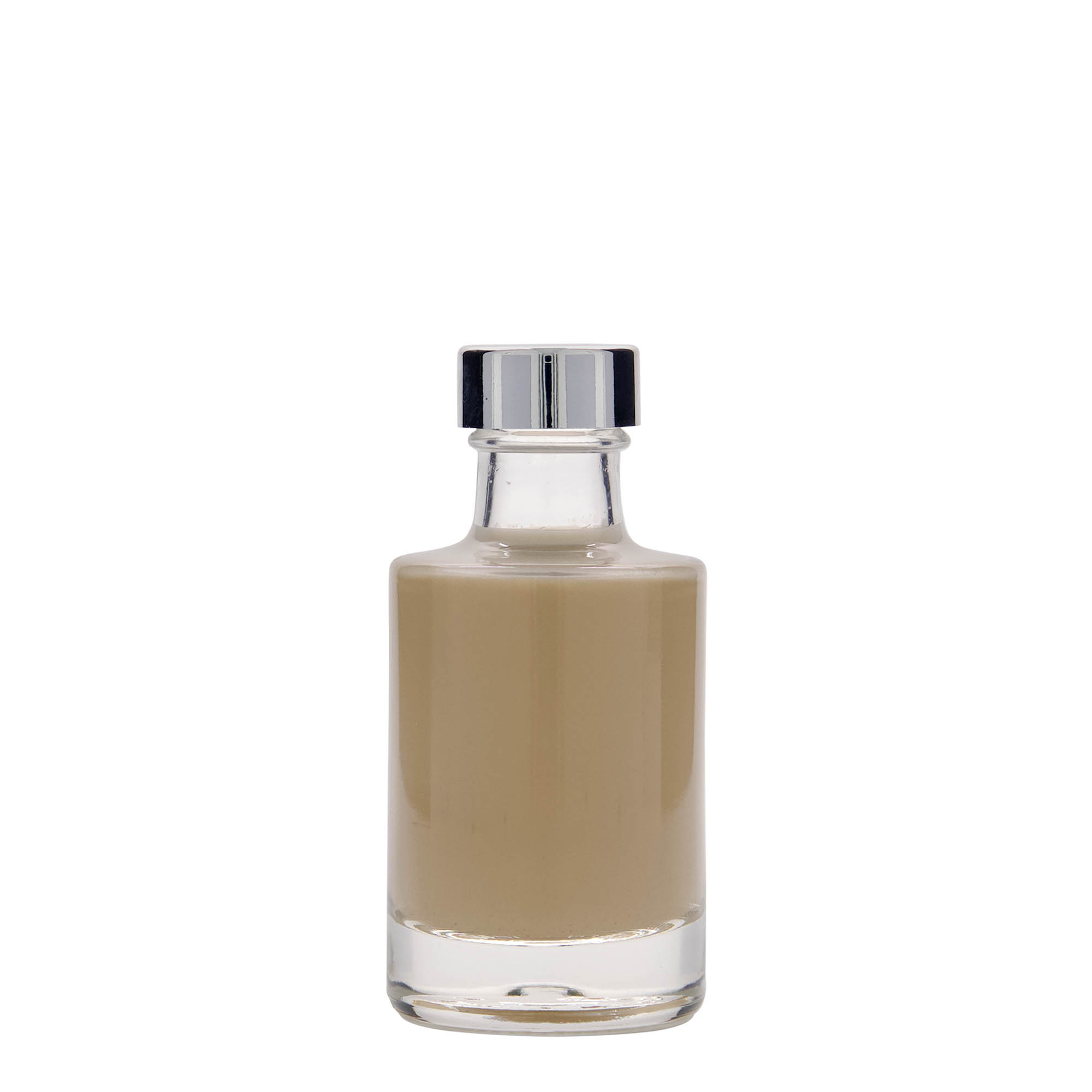 100 ml glass bottle ‘Aventura’, opening: GPI 28 100 ml glass bottle ‘Aventura’, opening: GPI 28