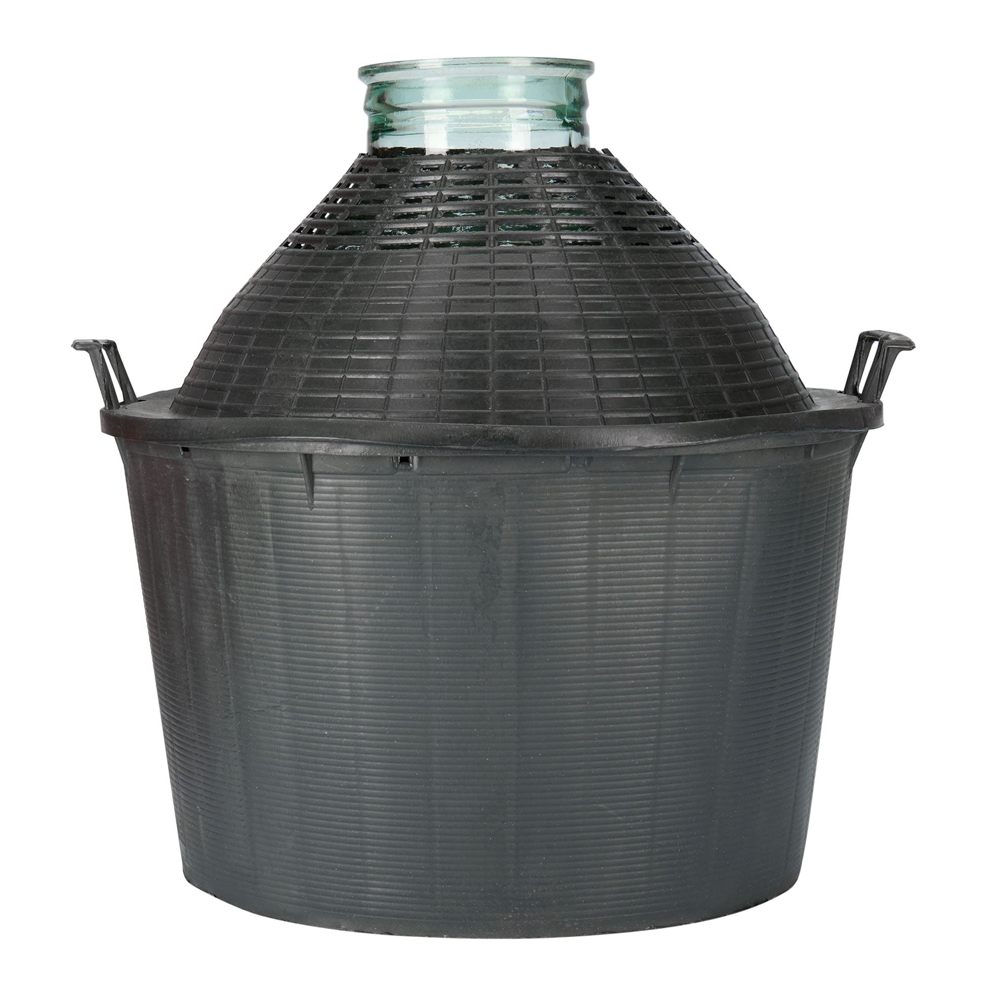 34 l balloon bottle wide neck, glass, opening: slip lid