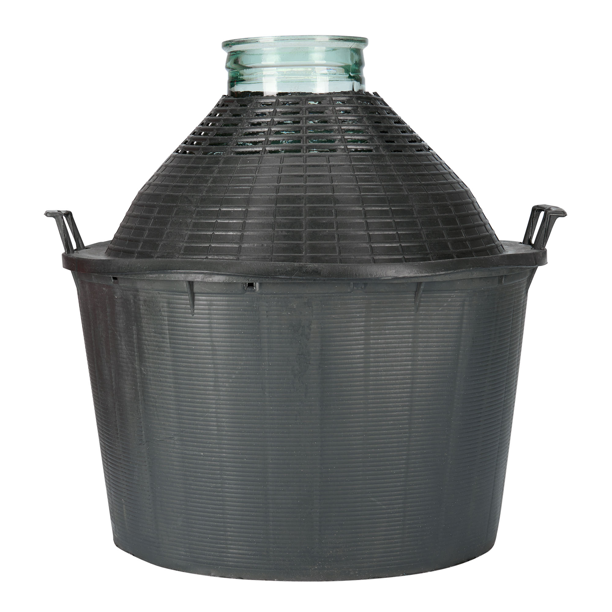 34 l balloon bottle wide neck, glass, opening: slip lid