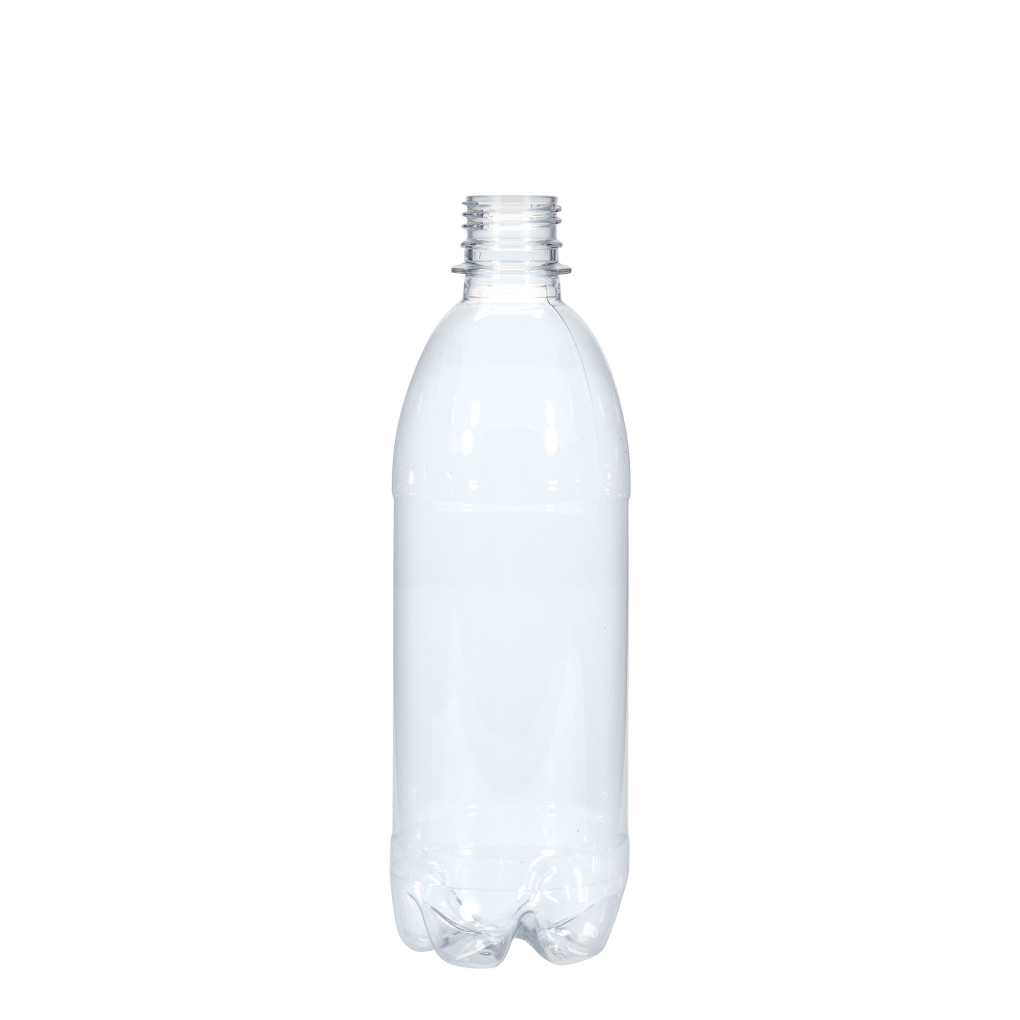 500 ml PET bottle universal, plastic, opening: PCO28 500 ml PET bottle universal, plastic, opening: PCO28