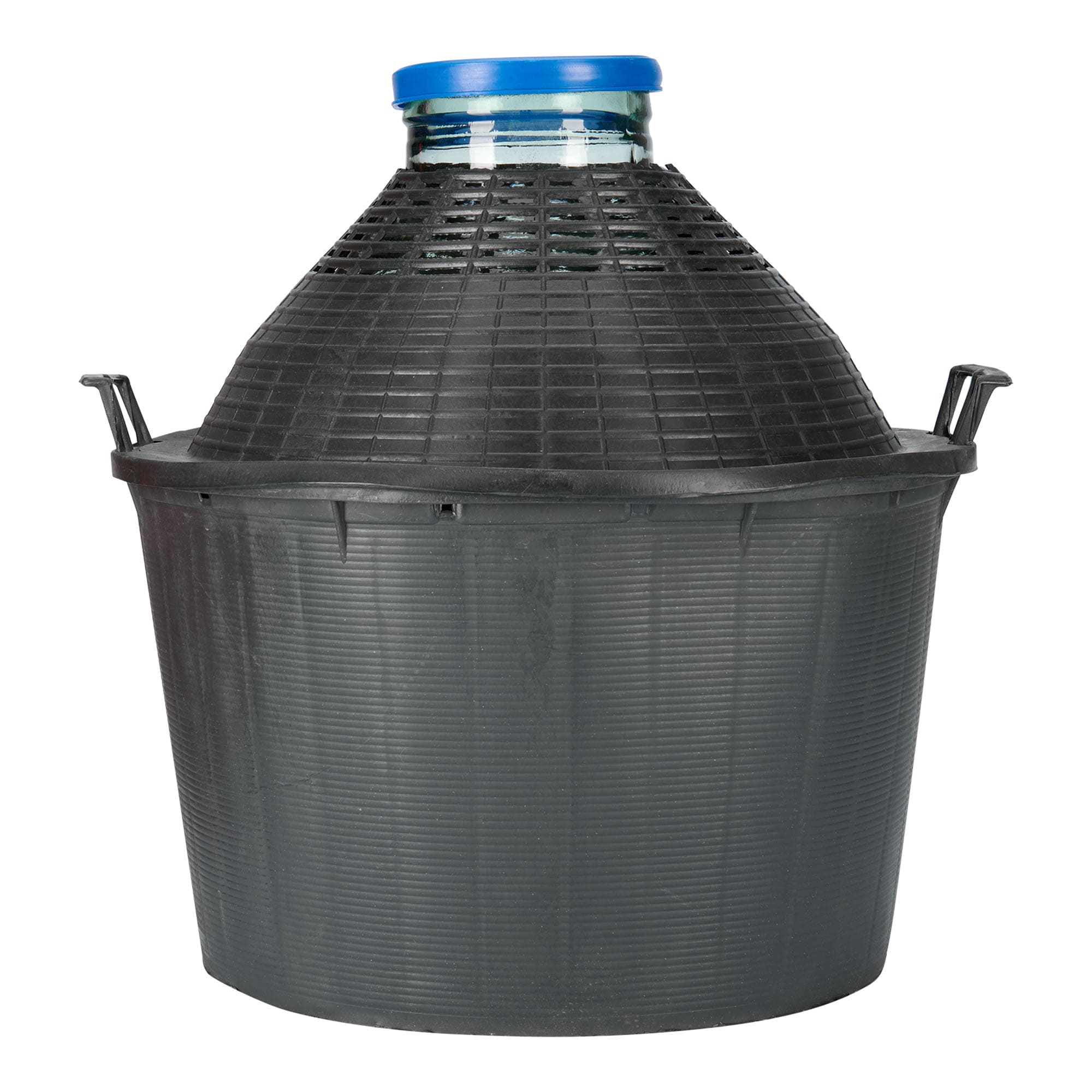 34 l balloon bottle wide neck, glass, opening: slip lid