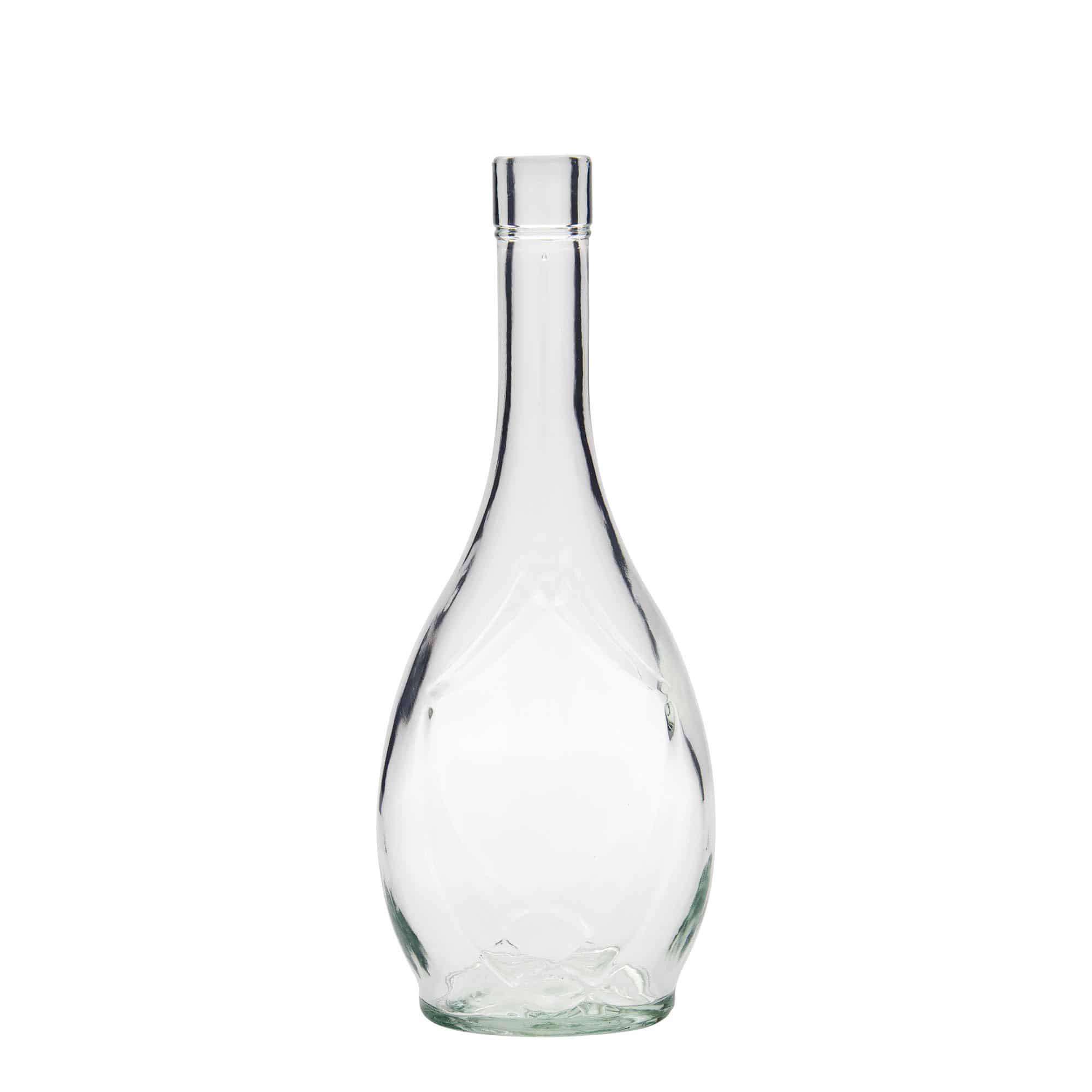 500 ml glass bottle 'Saragossa', oval, closure: cork