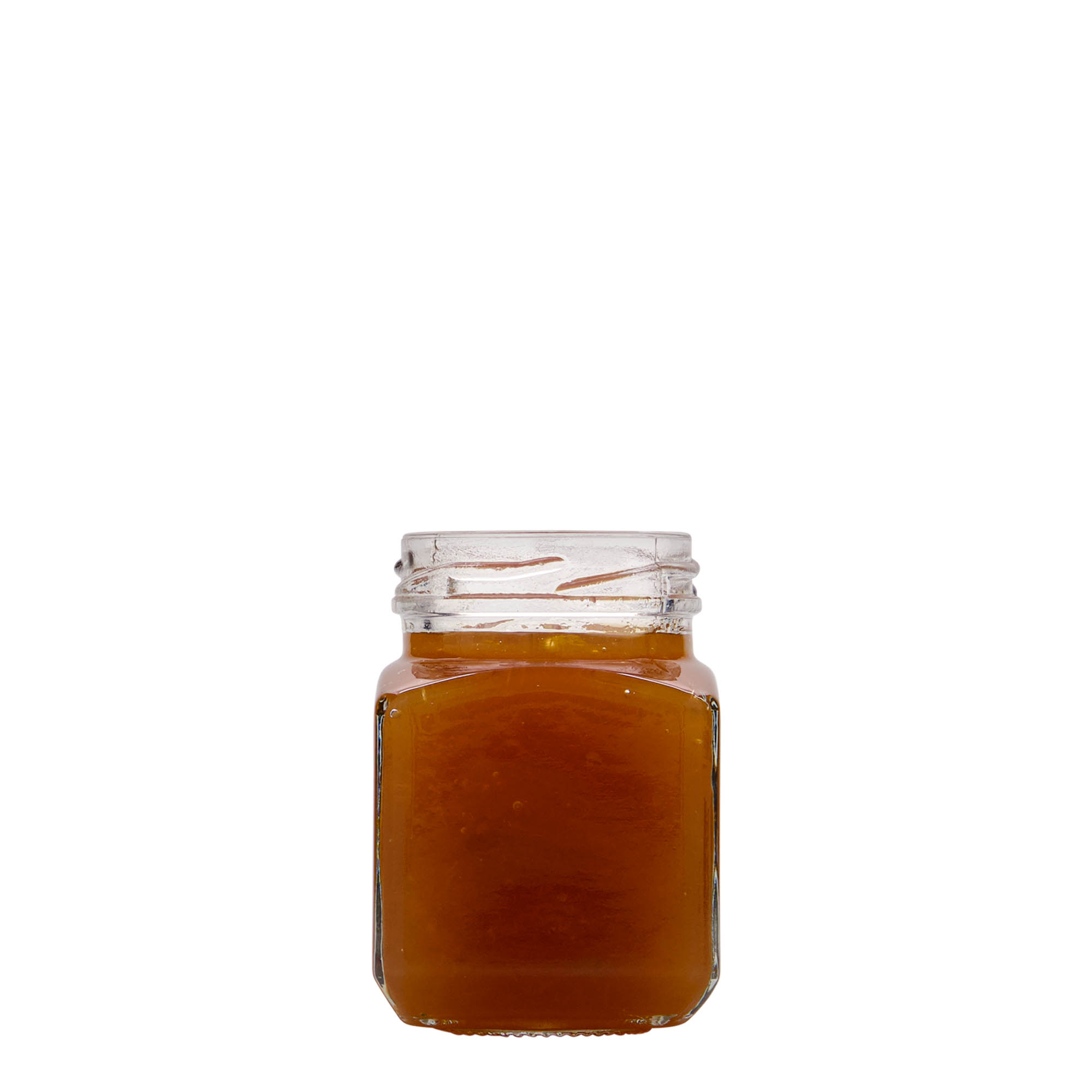 106 ml square glass, opening: twist-off (TO 48) 106 ml square glass, opening: twist-off (TO 48)