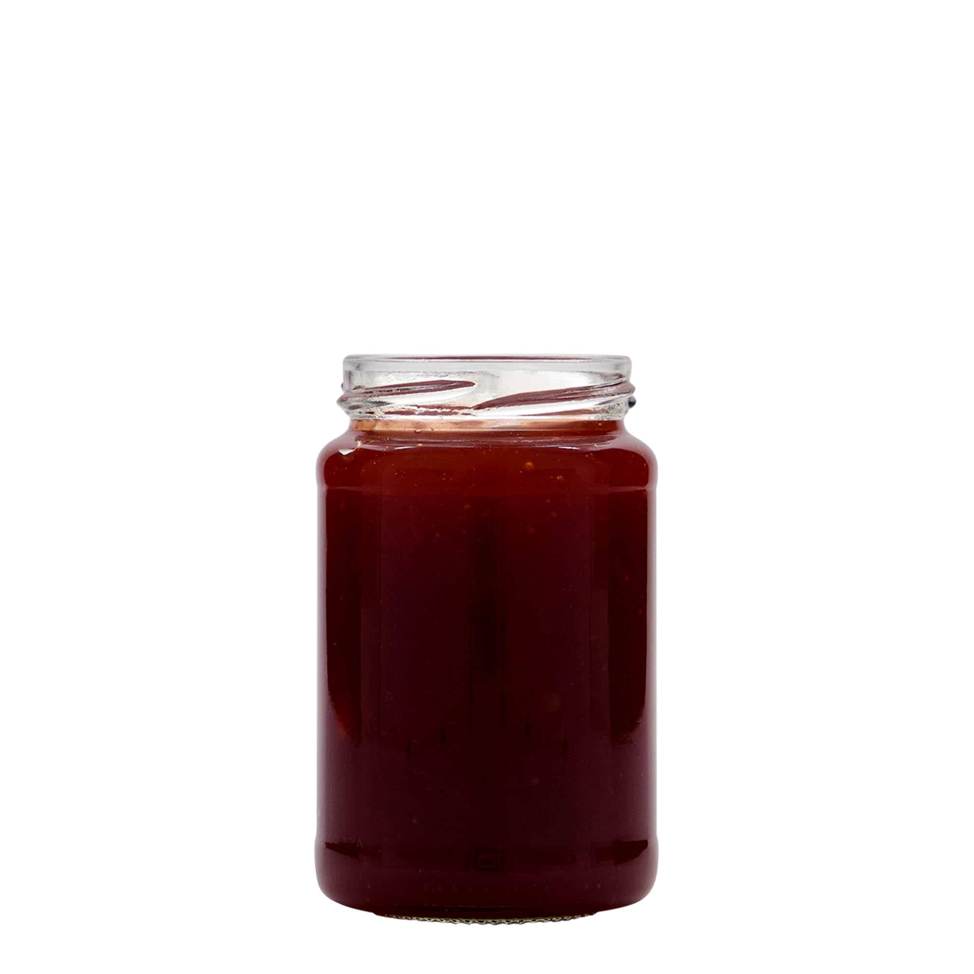 225 ml tall round jar, closure: twist off (TO 58)