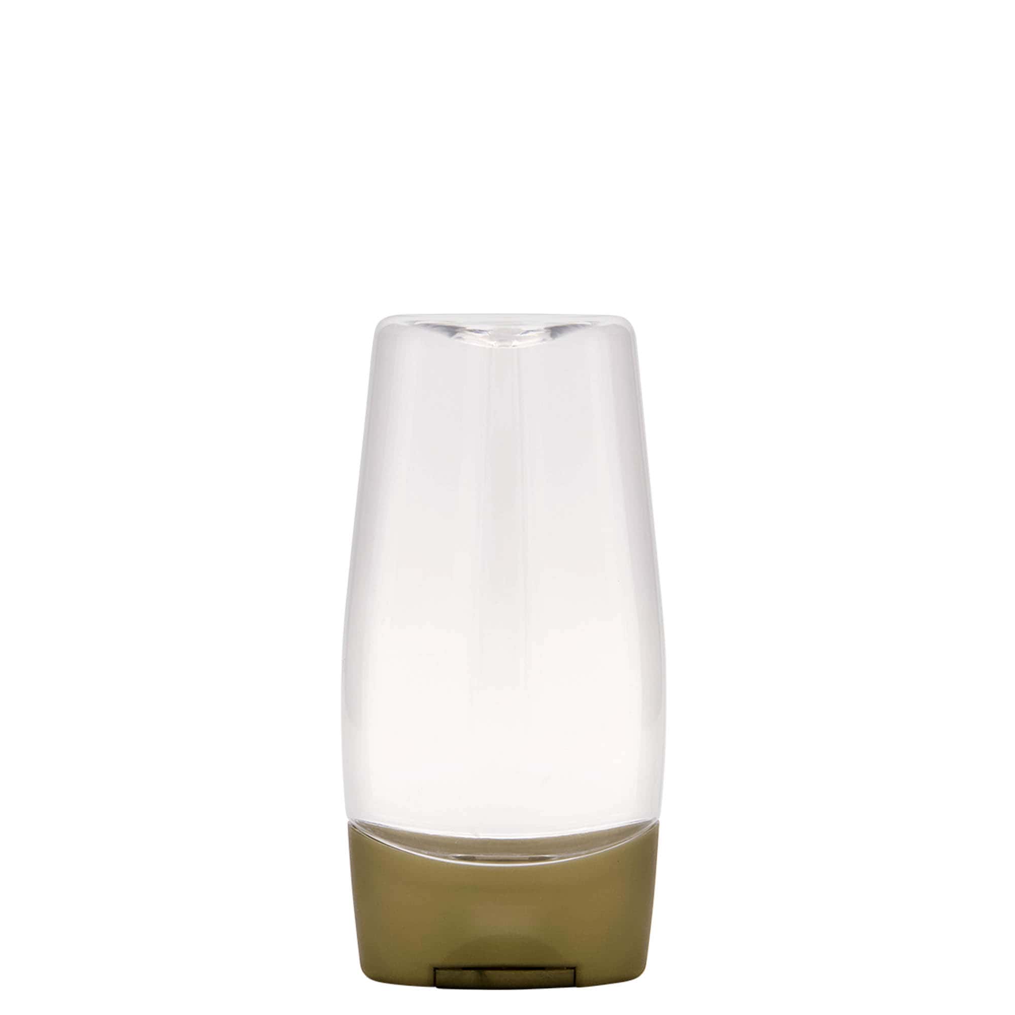 200 ml PET bottle ‘Squeeze’, oval, plastic