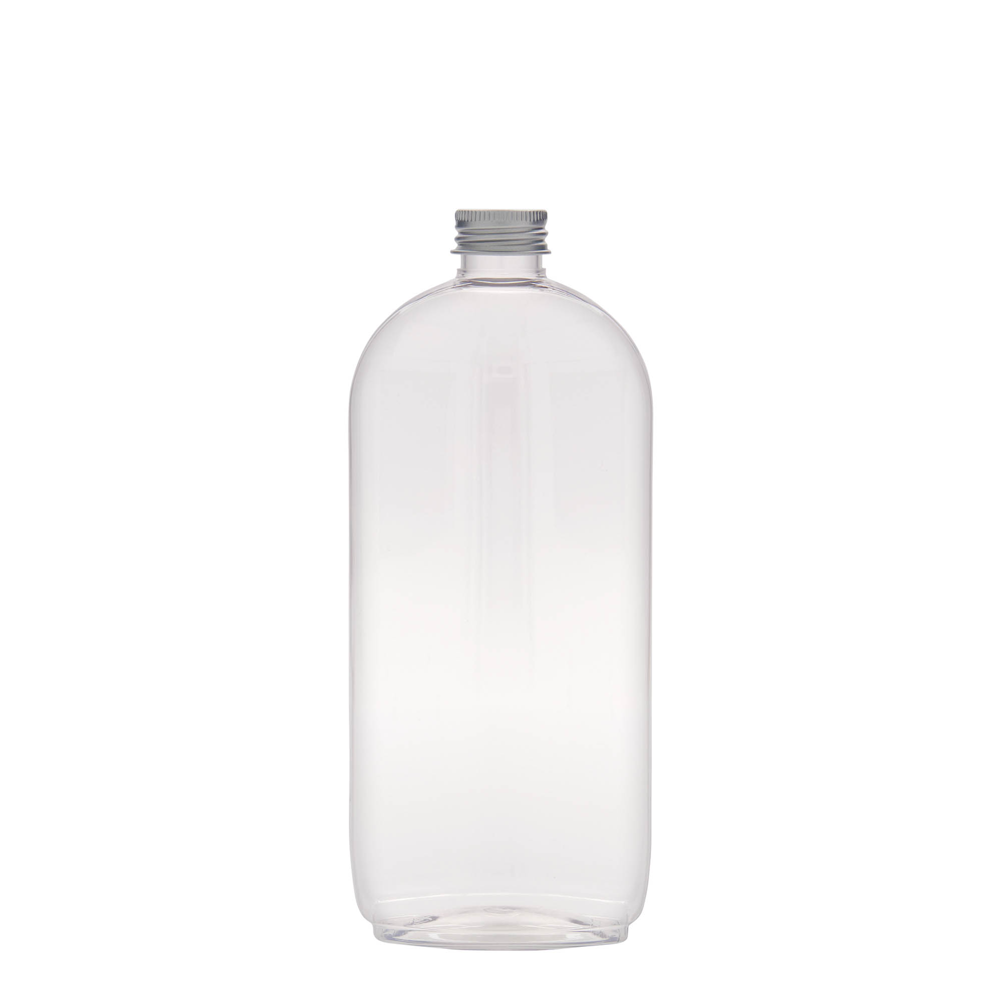 500 ml PET bottle ‘Iris’, oval, plastic, neck: 24/410