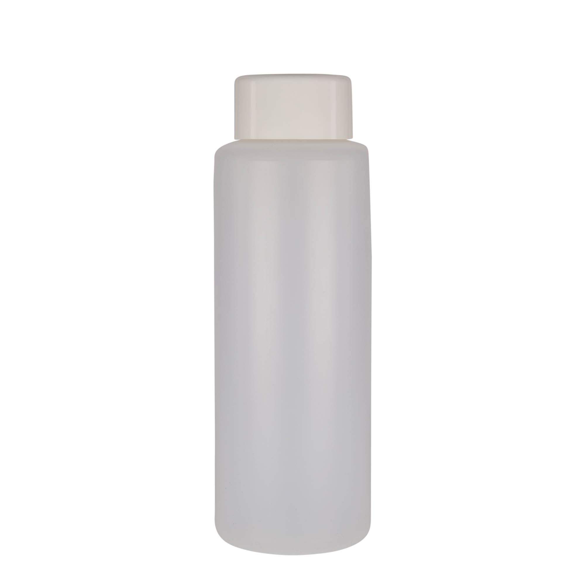 1,000 ml round bottle, PE plastic, natural, opening: screw cap 1,000 ml round bottle, PE plastic, natural, opening: screw cap