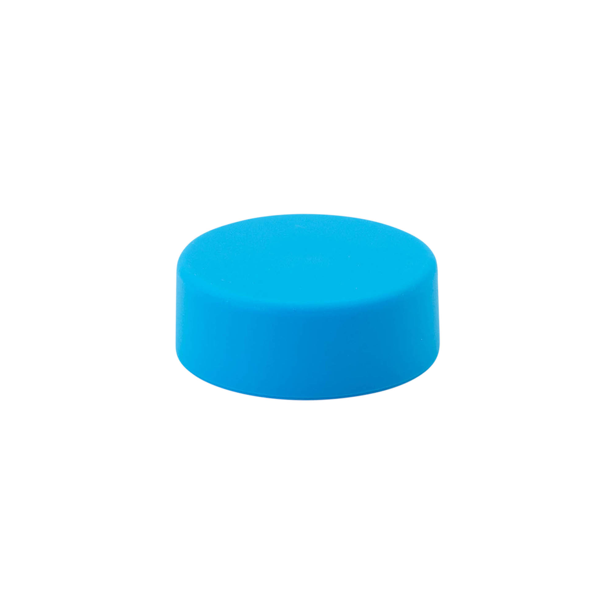 Screw cap, ABS plastic, water blue, for opening: GPI 33/400