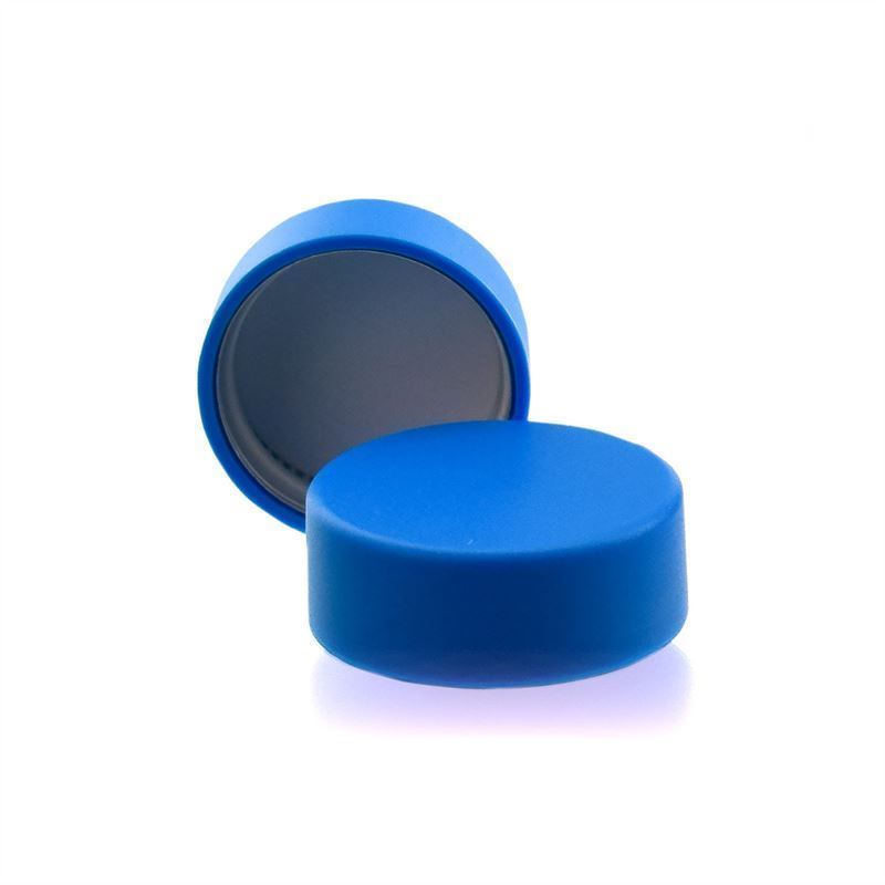Screw cap, ABS plastic, water blue, for opening: GPI 28/400 Screw cap, ABS plastic, water blue, for opening: GPI 28/400