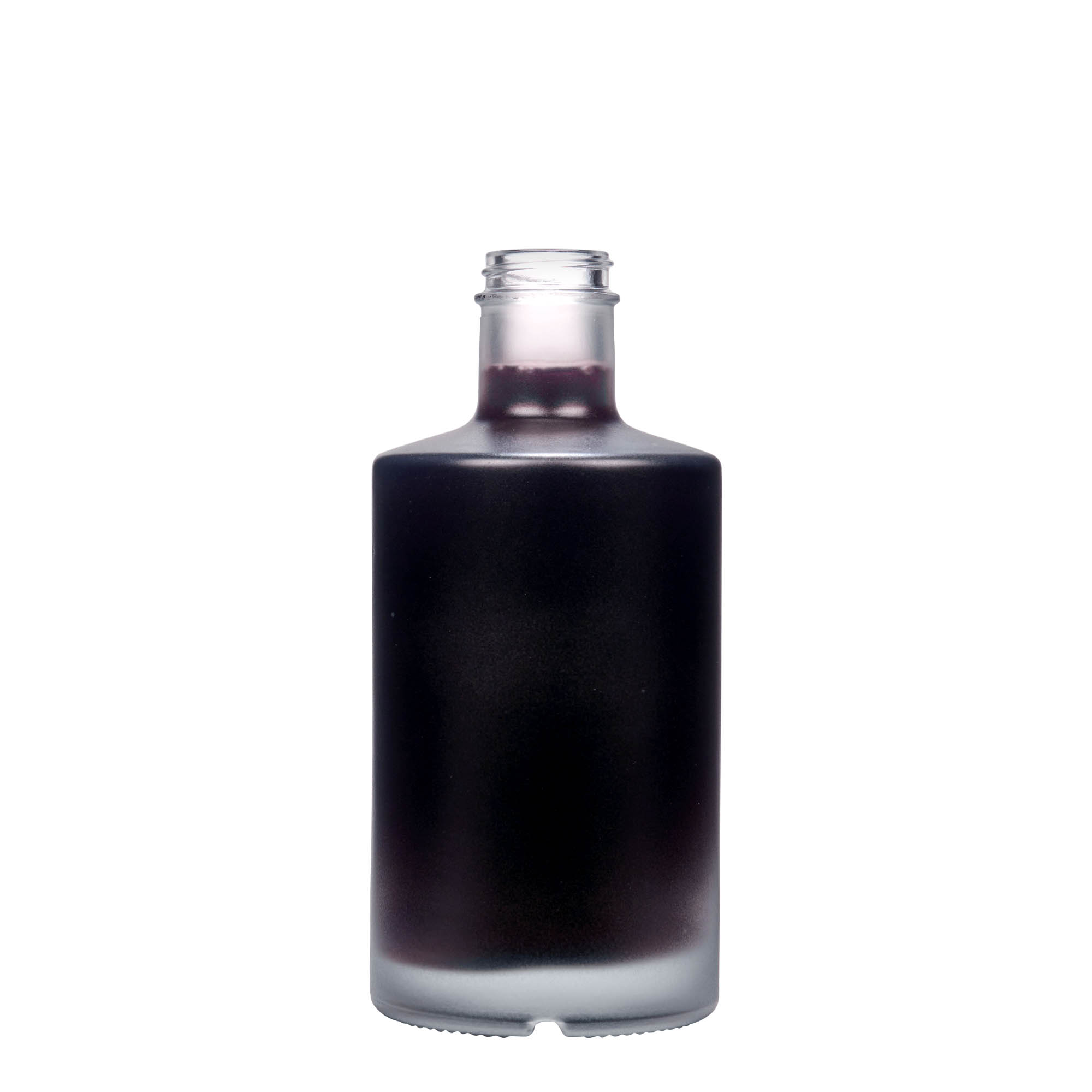500 ml glass bottle ‘Caroline’, frosted, opening: GPI 33