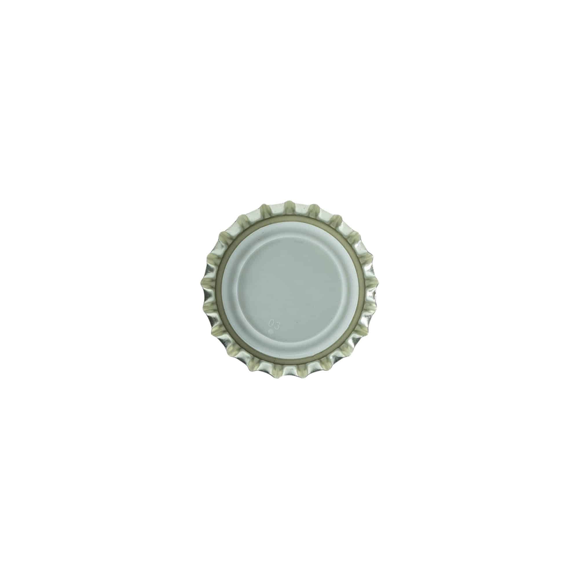 Crown caps 26 mm, metal, black