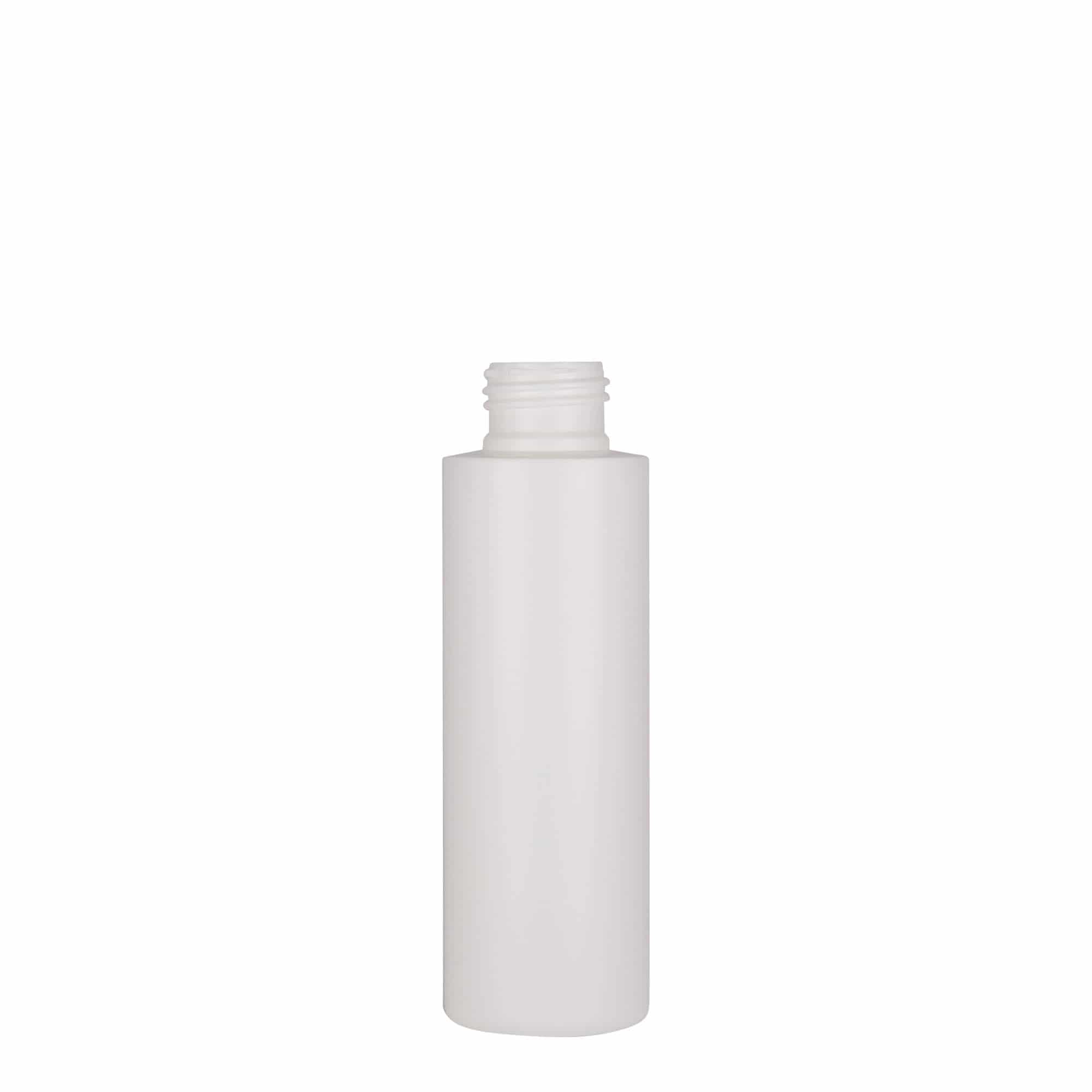 100 ml plastic bottle 'Pipe', HDPE, white, opening: 24/410