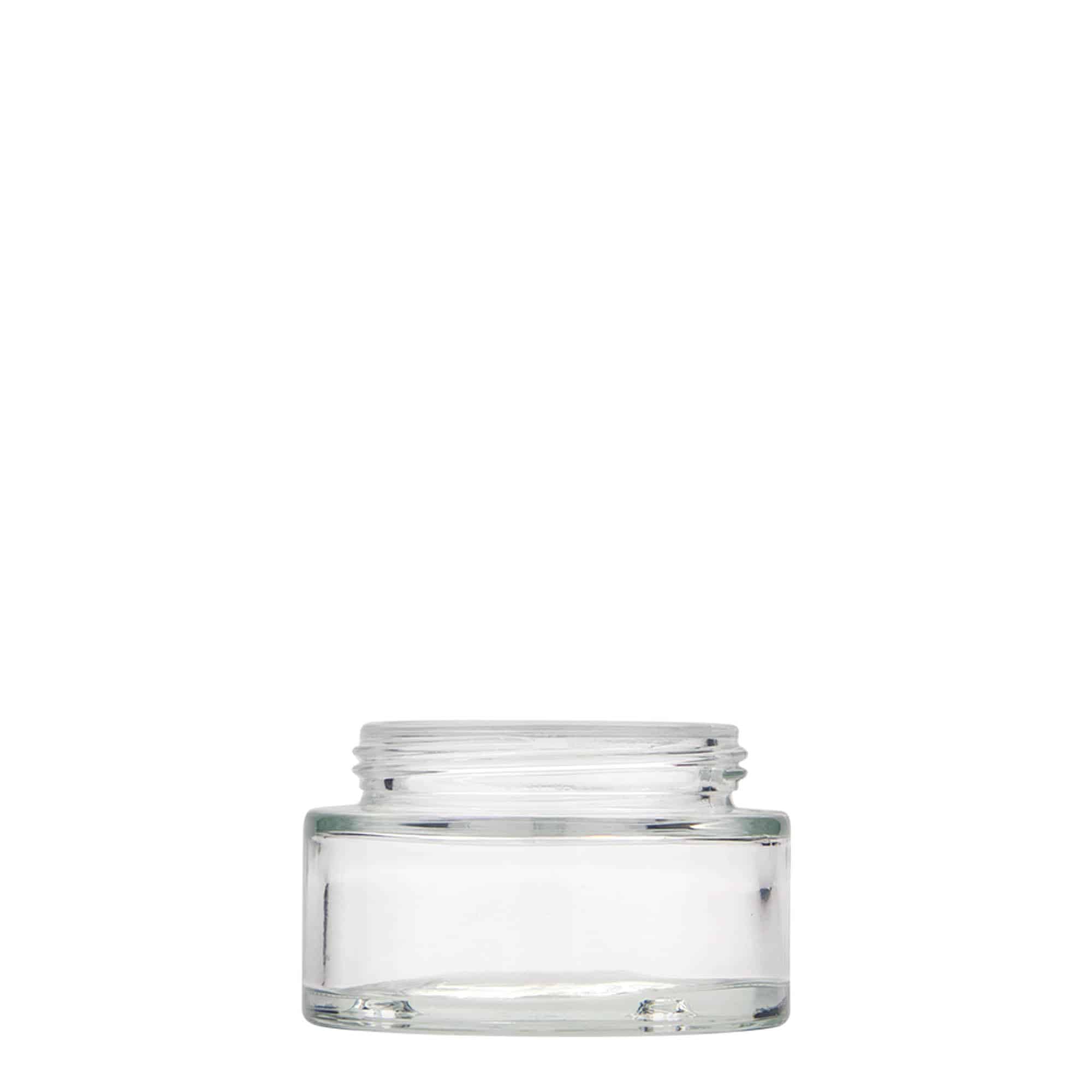 50 ml jar ‘Clear Edition’, glass, opening: screw cap