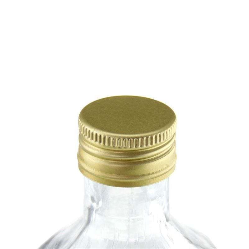 Screw cap, metal, gold, for opening: PP 24 Screw cap, metal, gold, for opening: PP 24