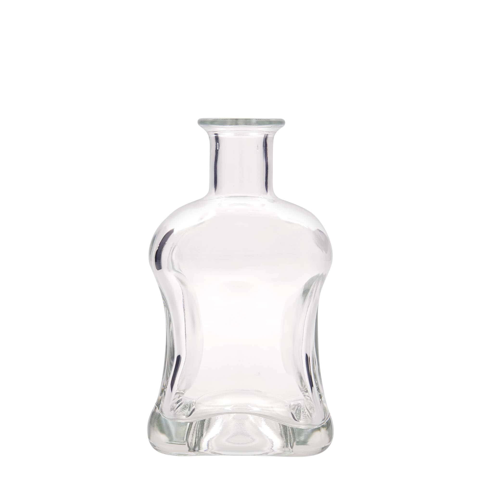 500 ml glass bottle 'Dublin', square, opening: cork