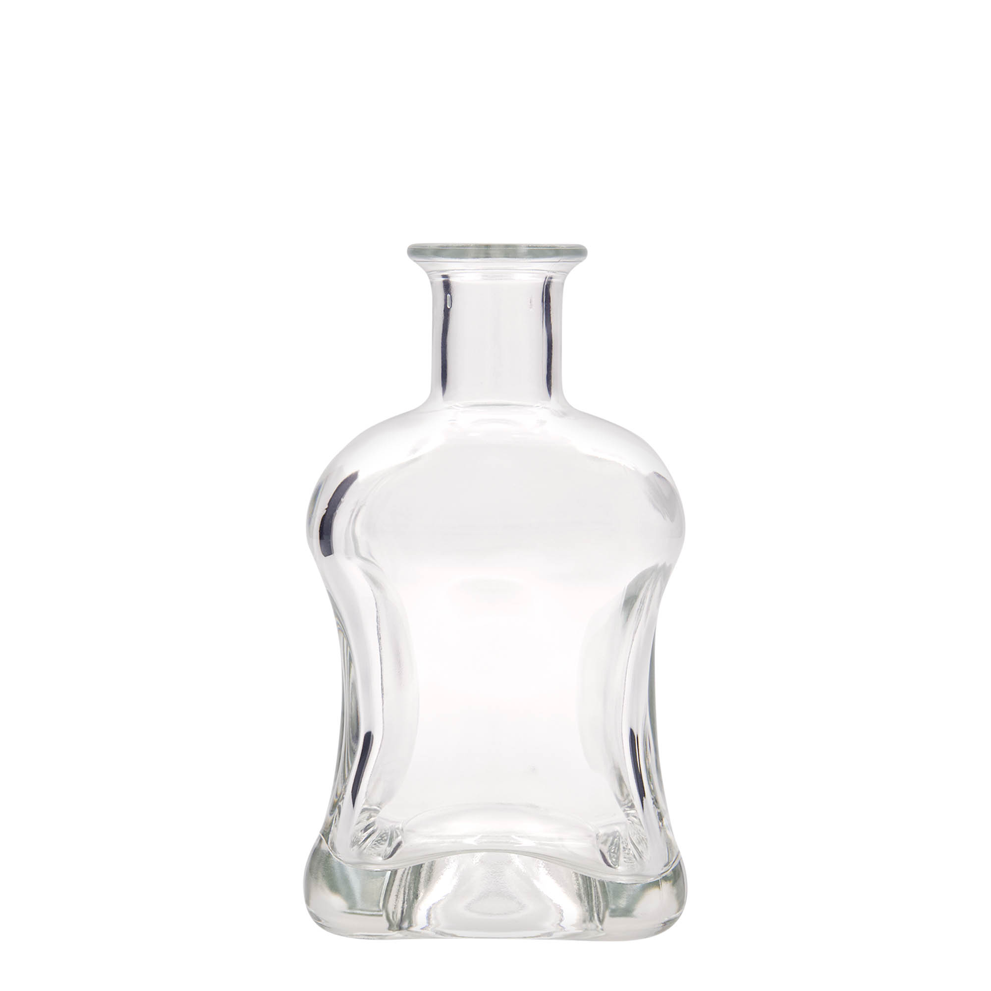 500 ml glass bottle ‘Dublin’, square, opening: cork