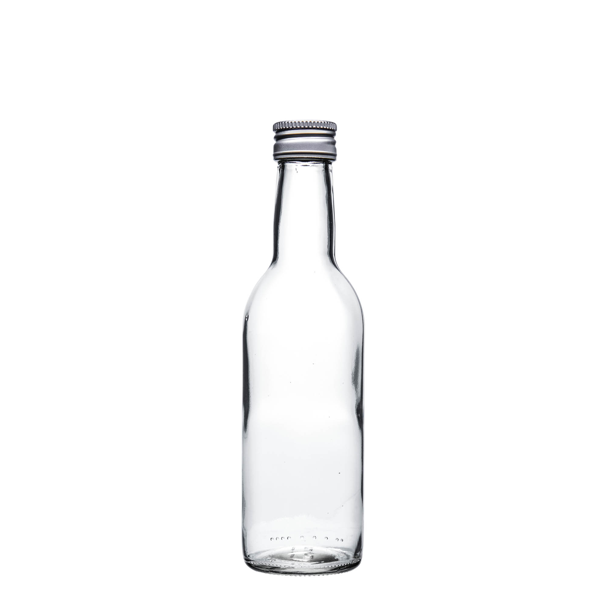 250 ml glass bottle 'Bordeaux', opening: PP 28 250 ml glass bottle 'Bordeaux', opening: PP 28