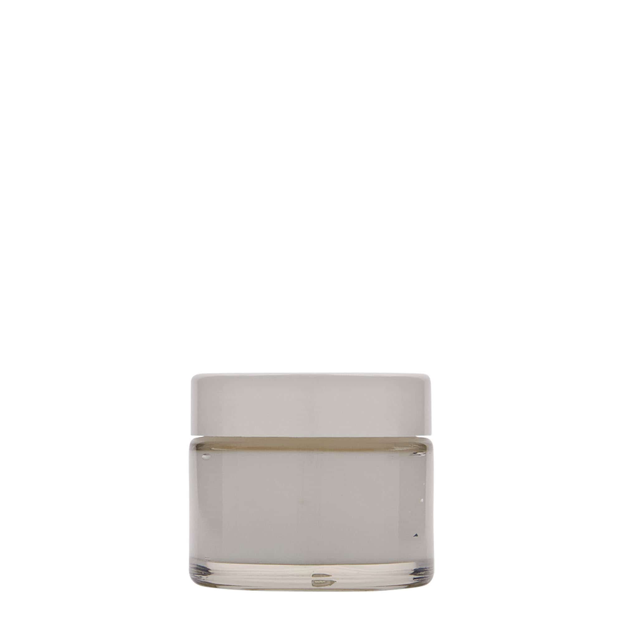 50 ml jar ‘Beauty’, glass, opening: screw cap