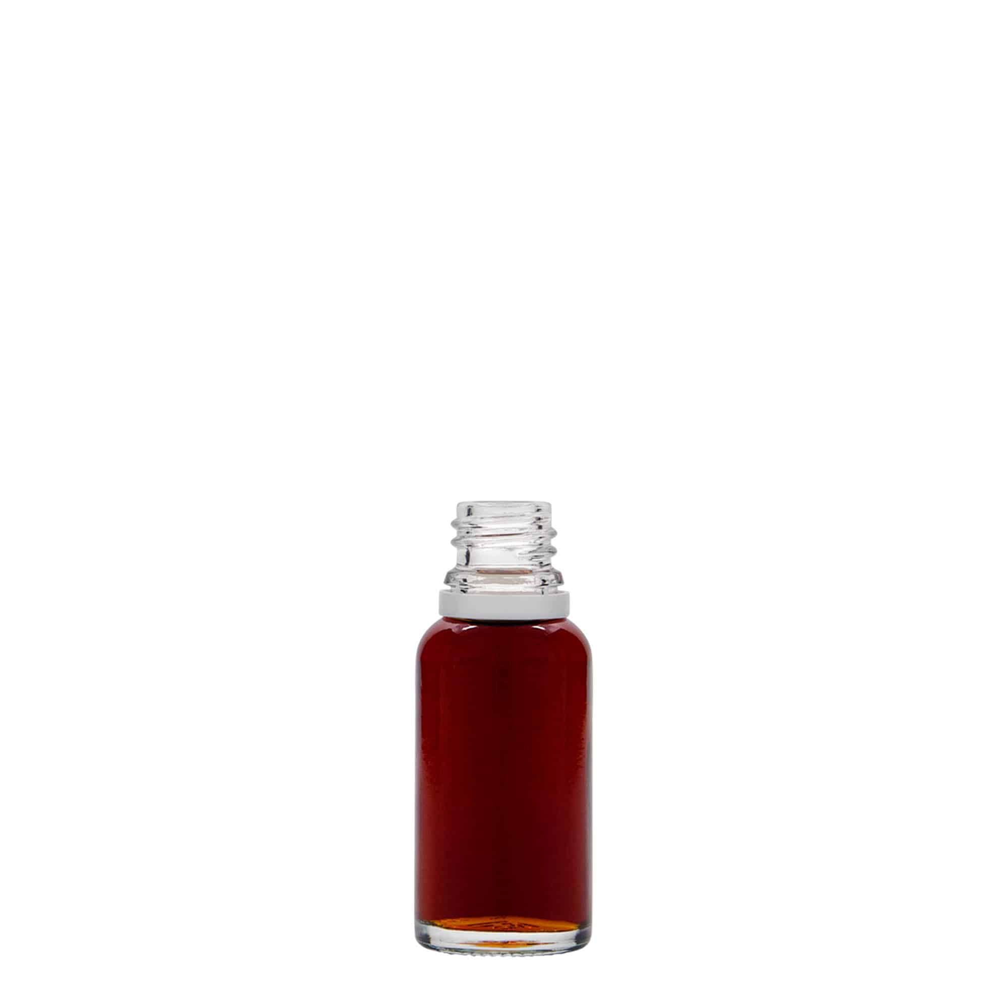 20 ml medical bottle, glass, opening: DIN 18