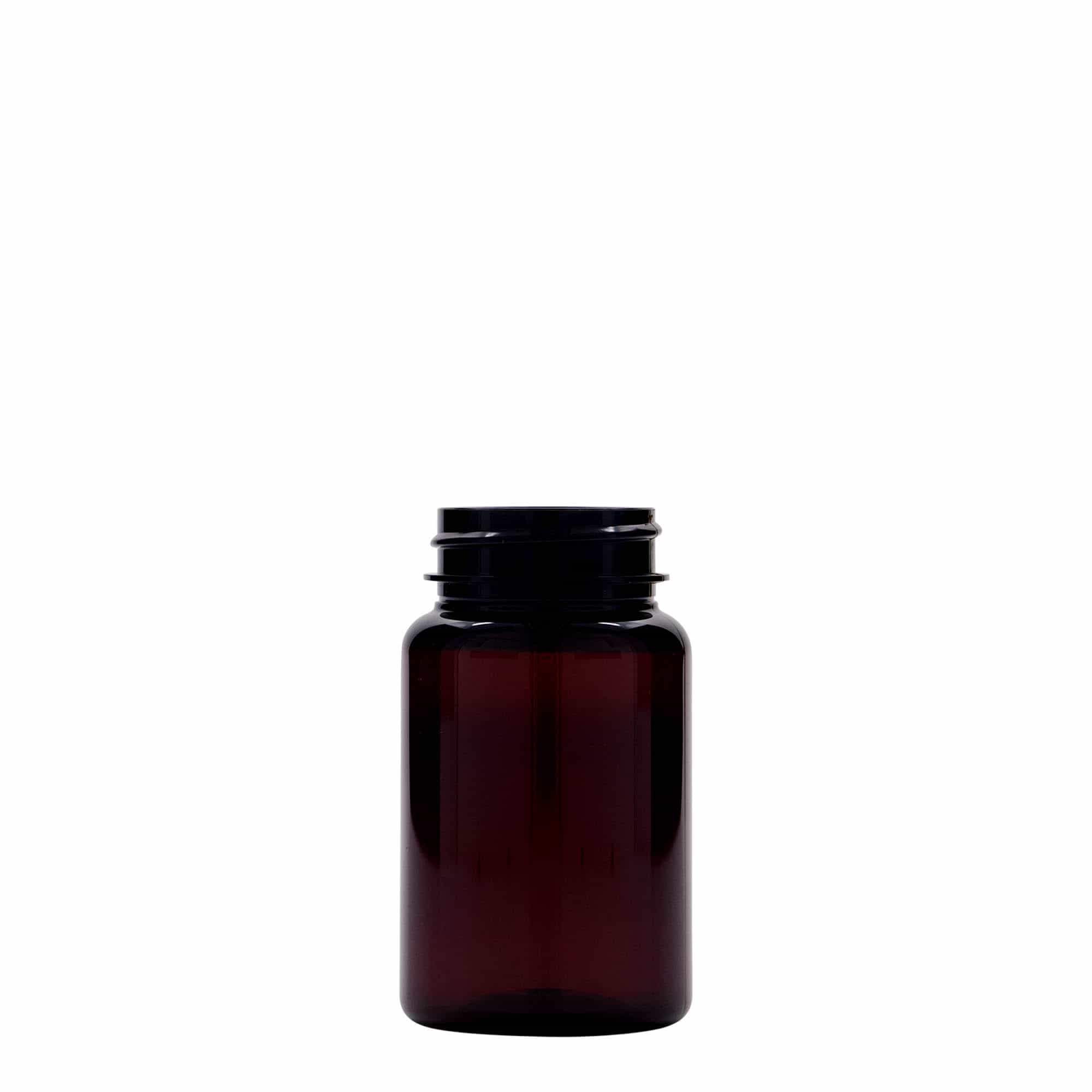 75 ml PET bottle, plastic, brown, opening: 38/400