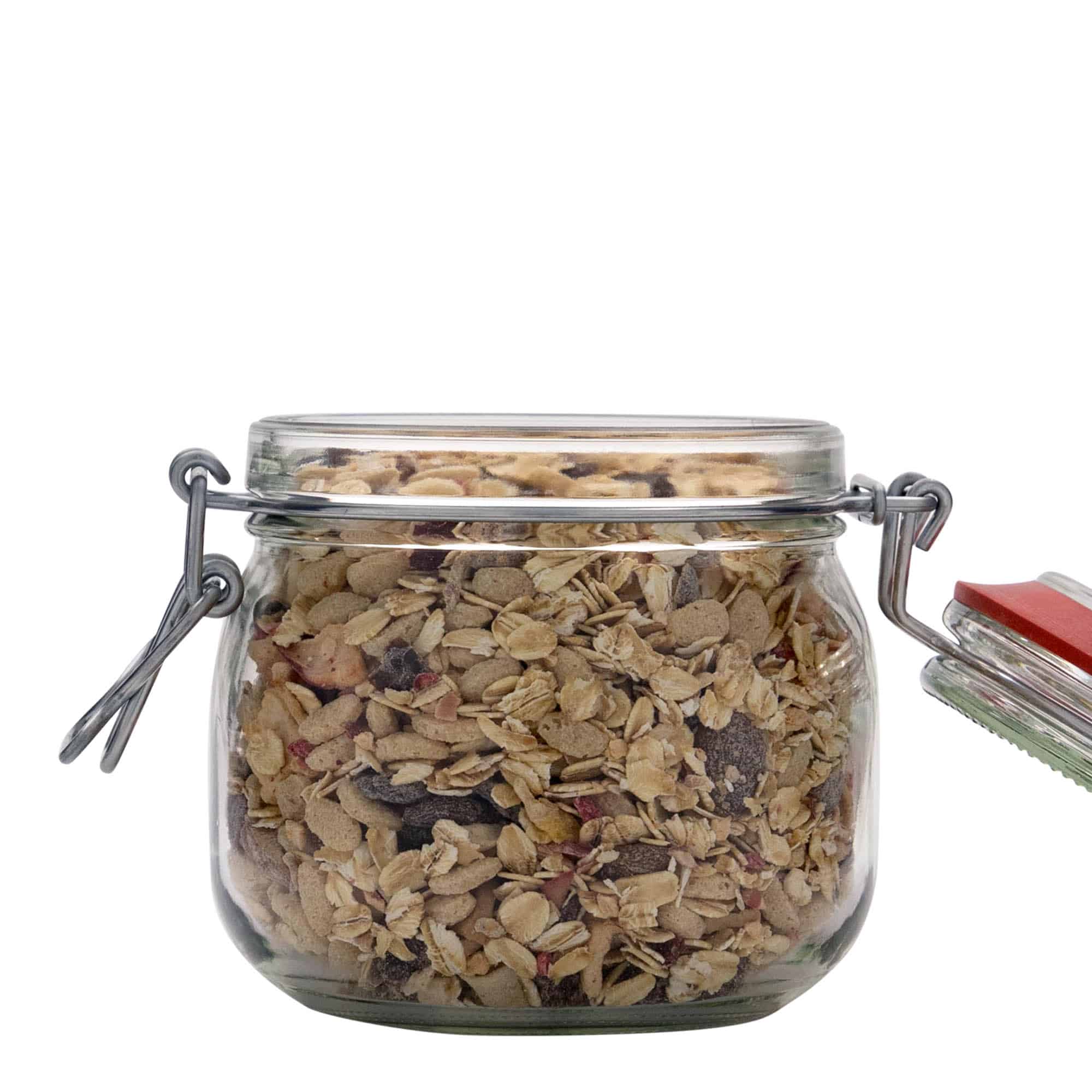 634 ml bulbous wire bail jar, opening: wire bail closure
