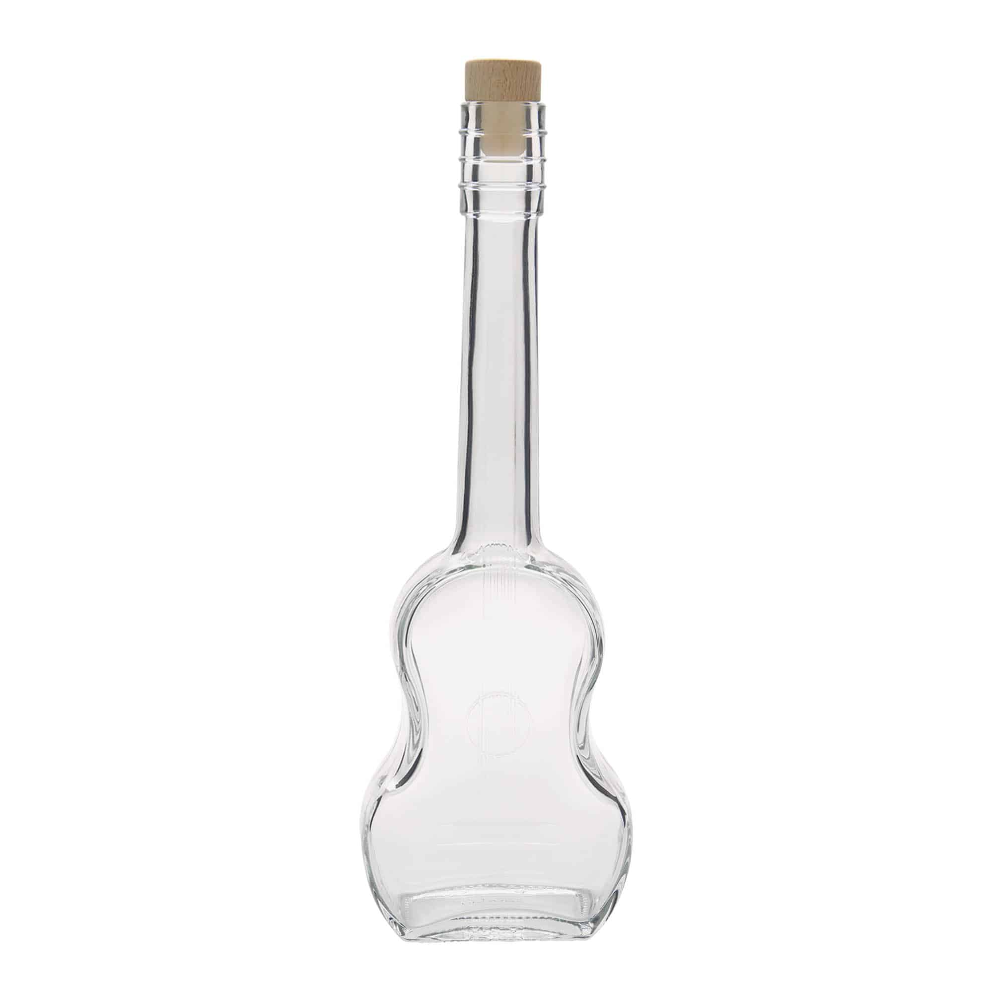 500 ml glass bottle 'Guitar', closure: cork
