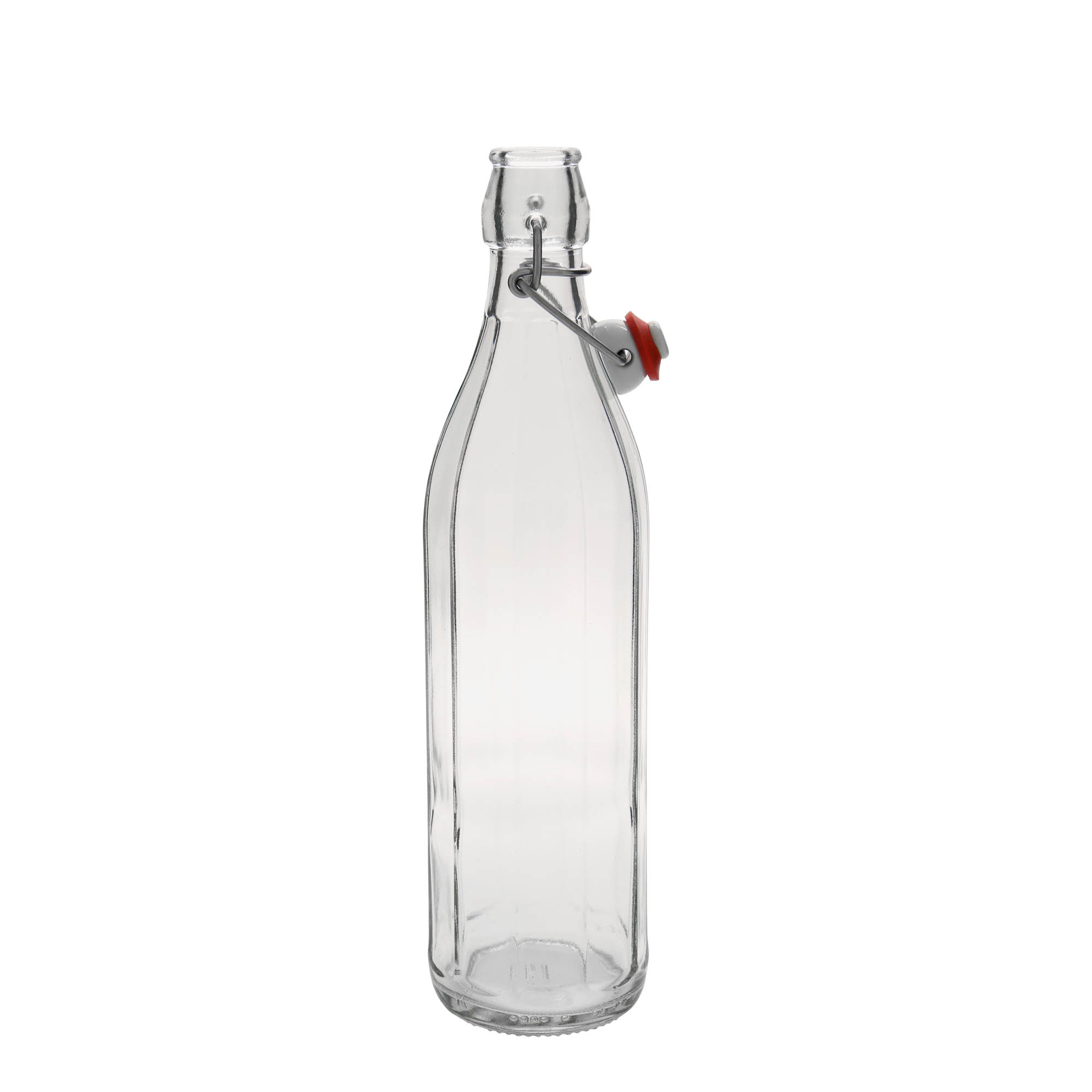 750 ml glass bottle 'Bravo', decagonal, opening: swing top closure 750 ml glass bottle 'Bravo', decagonal, opening: swing top closure