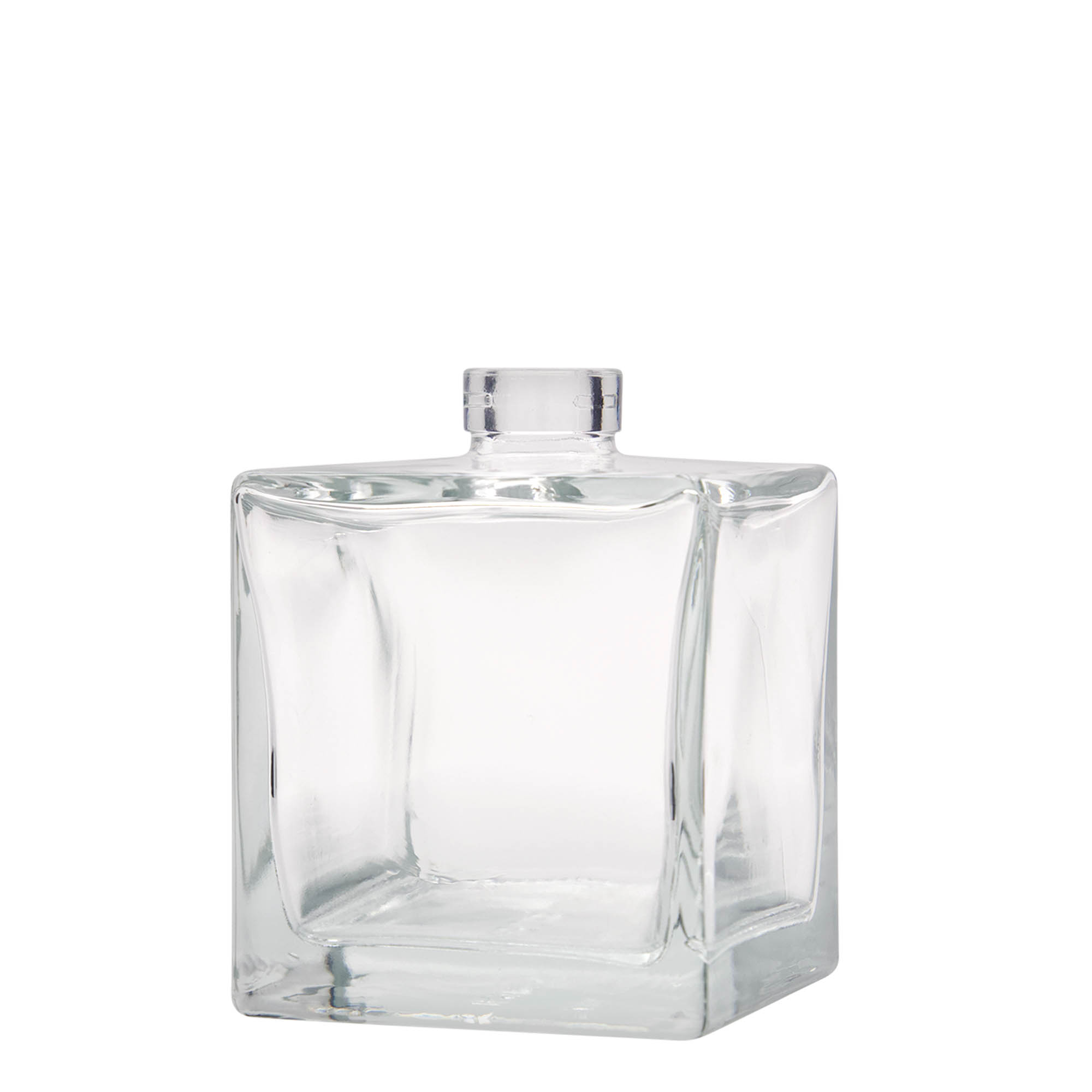 500 ml glass bottle 'Cube', square, opening: cork 500 ml glass bottle 'Cube', square, opening: cork