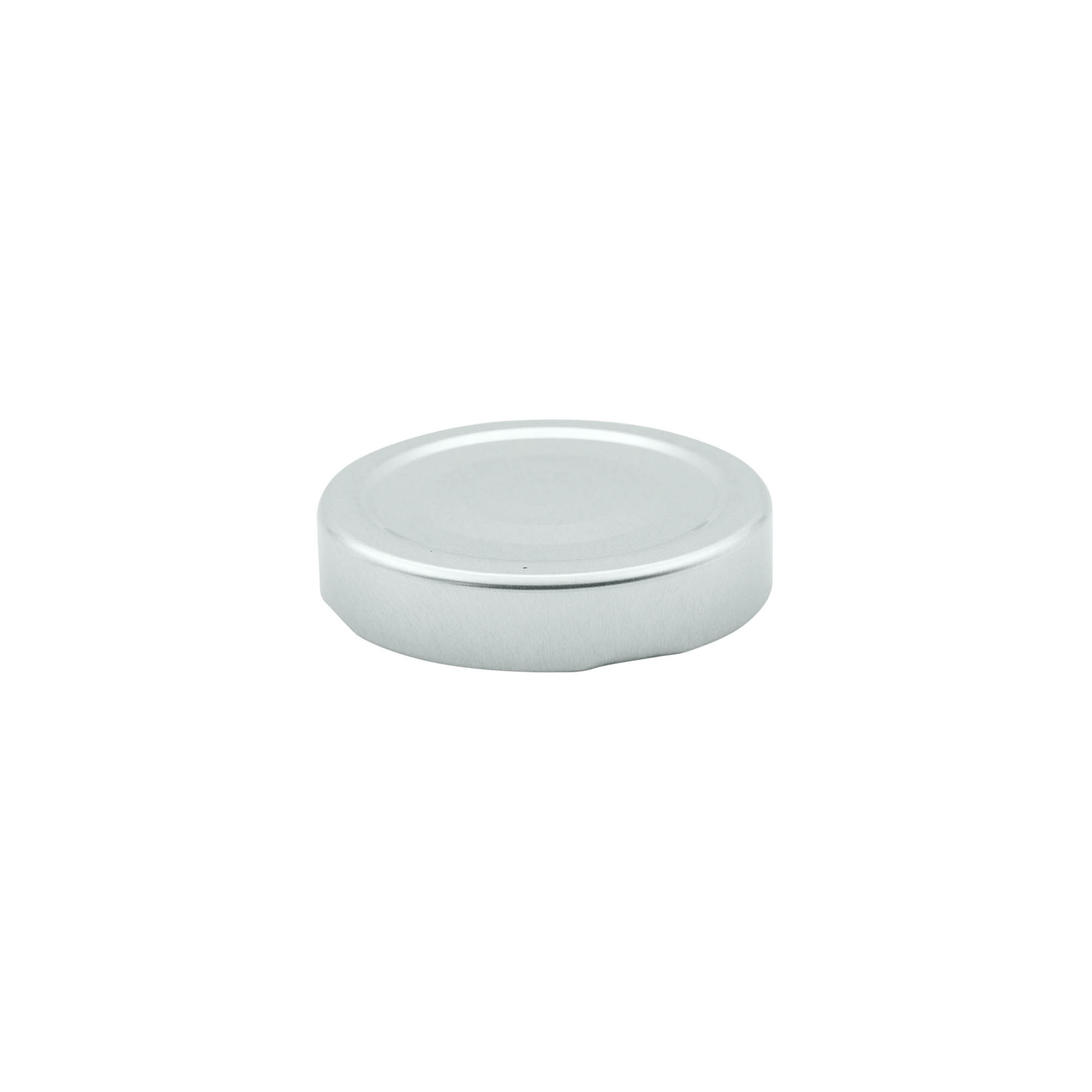 Deep Twist-off cap, tinplate, silver, for opening: Deep-TO 63
