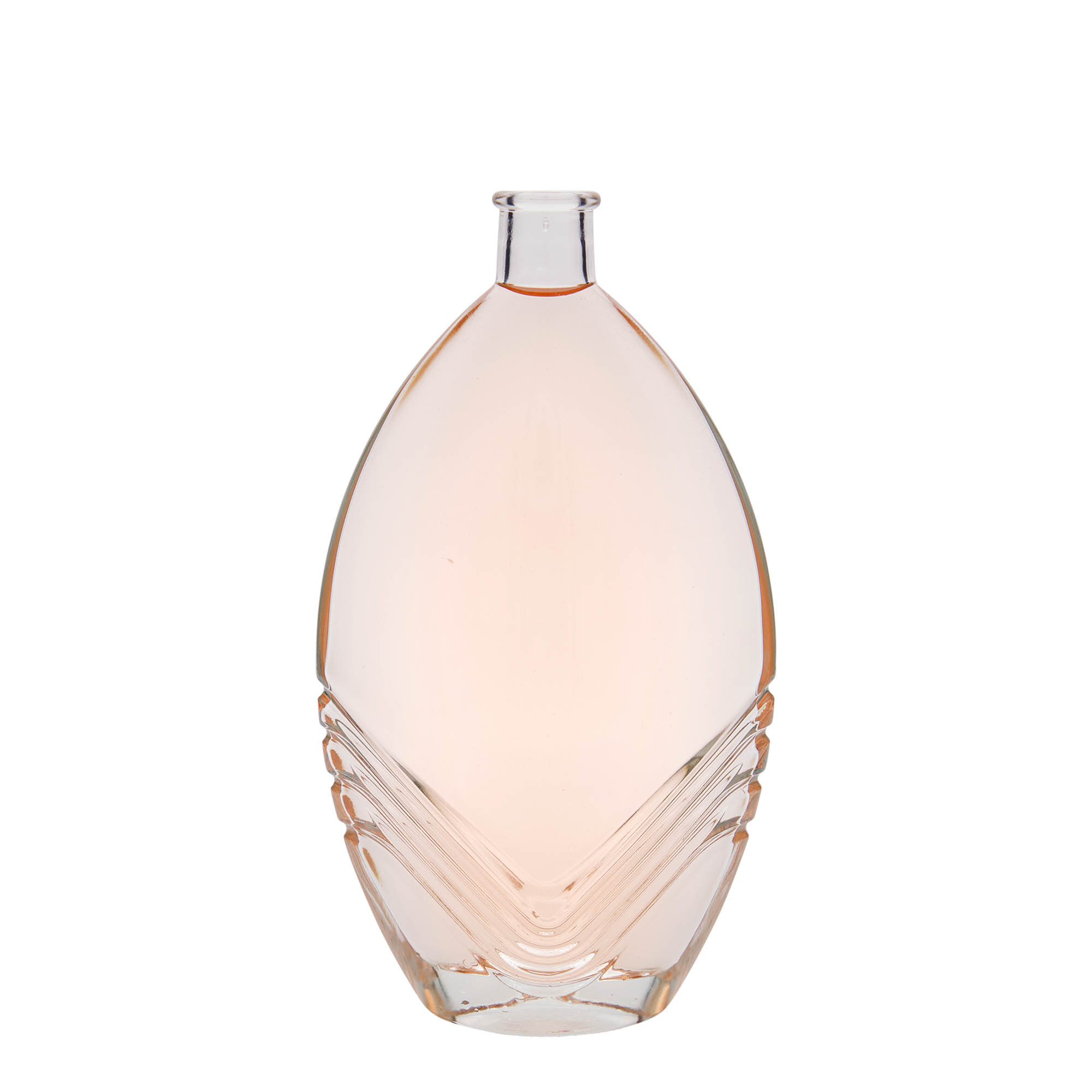 500 ml glass bottle 'Florence', oval, opening: cork 500 ml glass bottle 'Florence', oval, opening: cork
