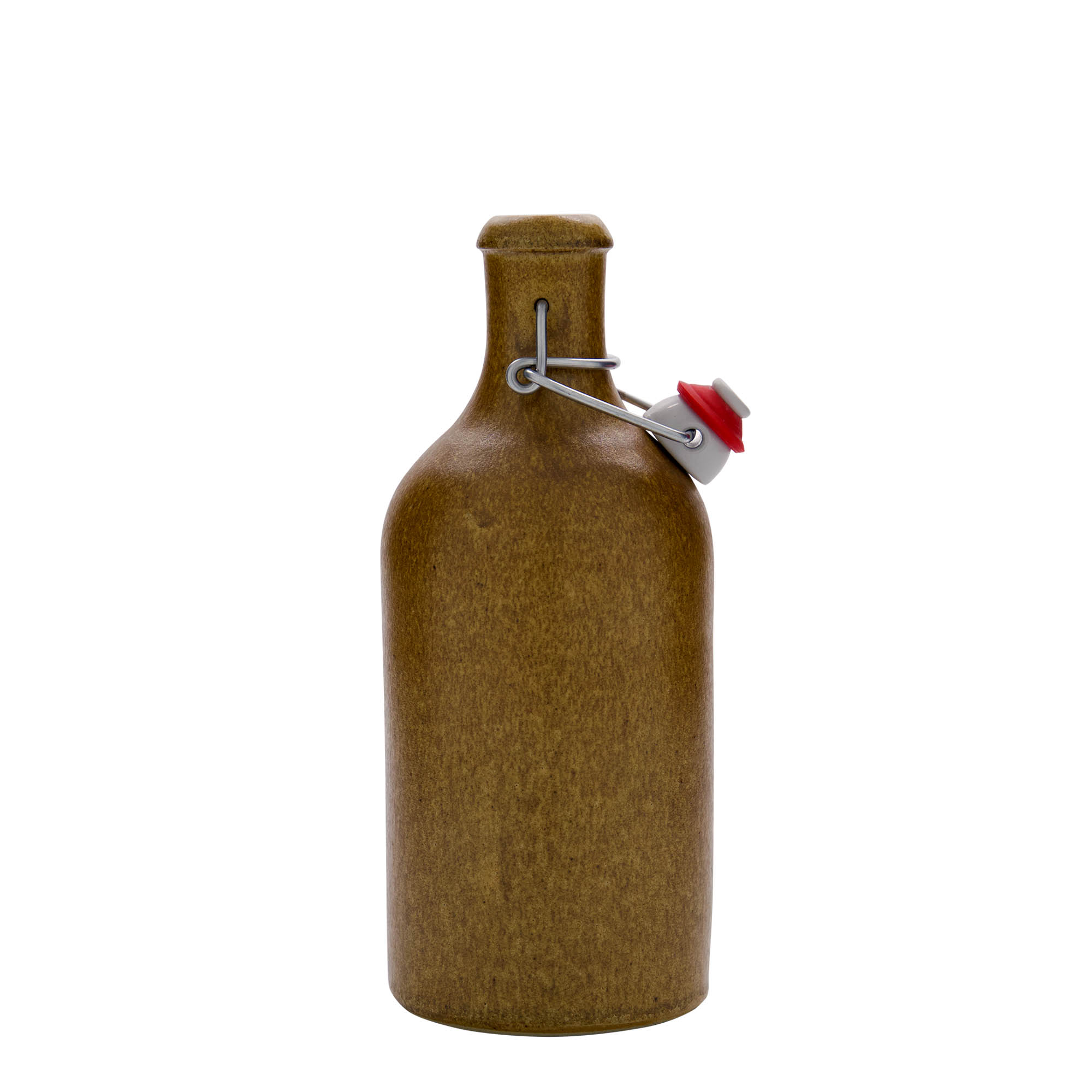 500 ml earthenware jug, stoneware, brown-crystal, opening: swing top closure
