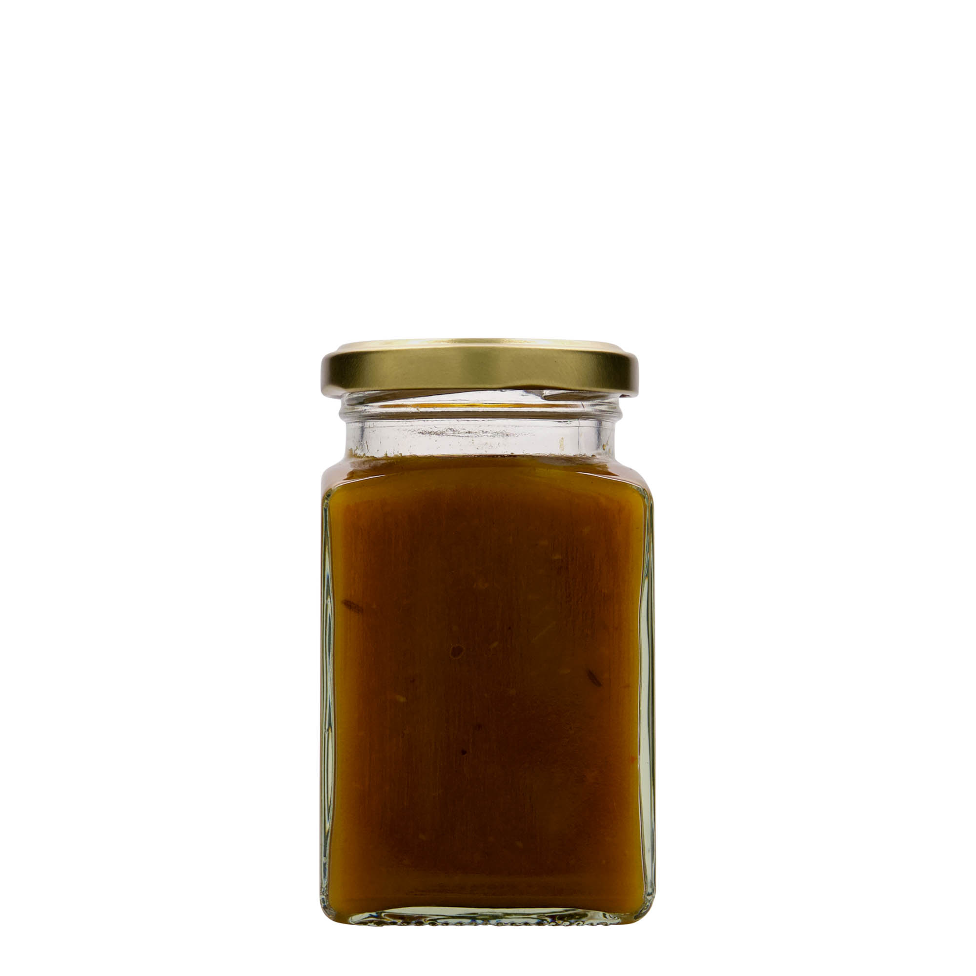 260 ml square glass, opening: Twist-off (TO 58) 260 ml square glass, opening: Twist-off (TO 58)