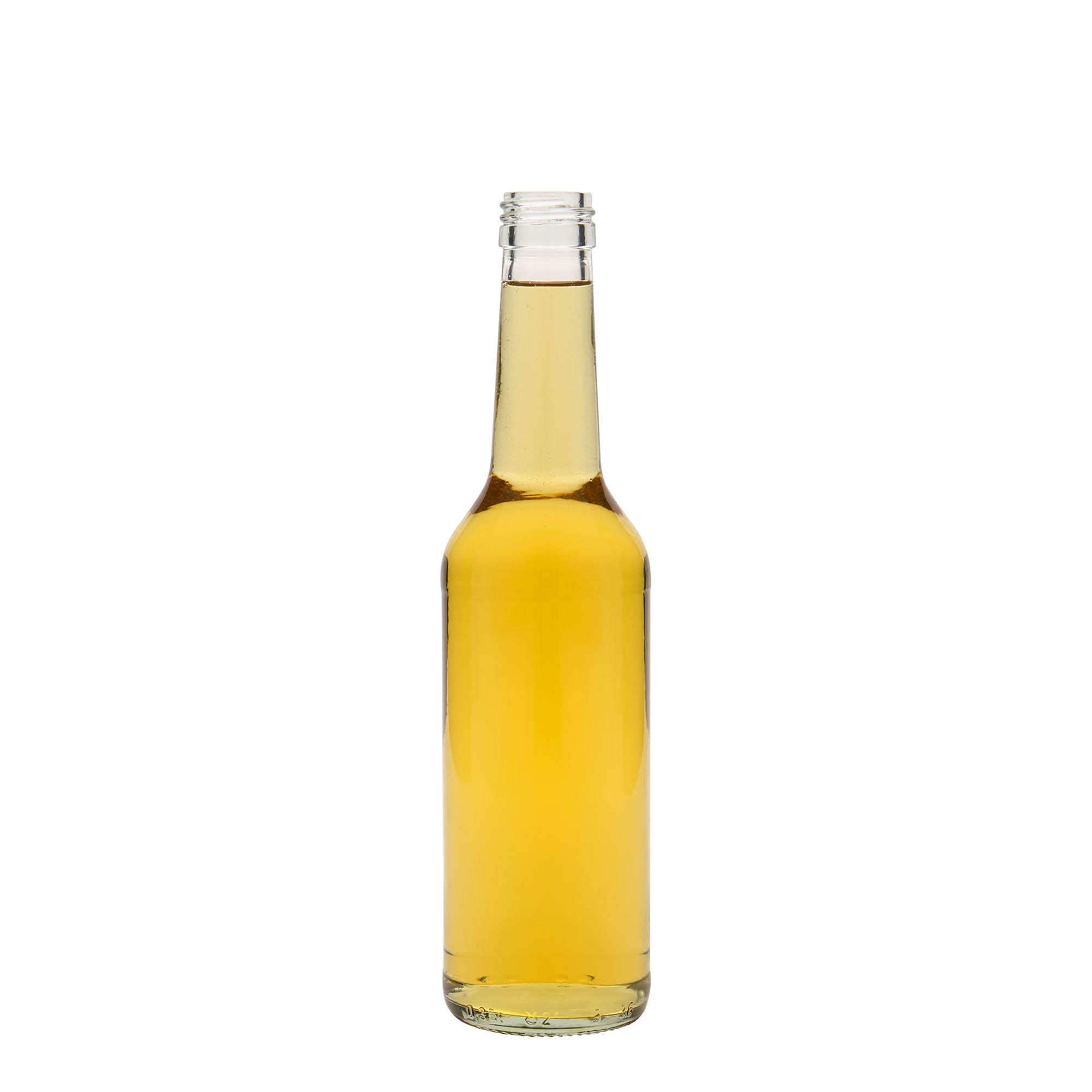 350 ml glass bottle straight neck, opening: PP 28 350 ml glass bottle straight neck, opening: PP 28