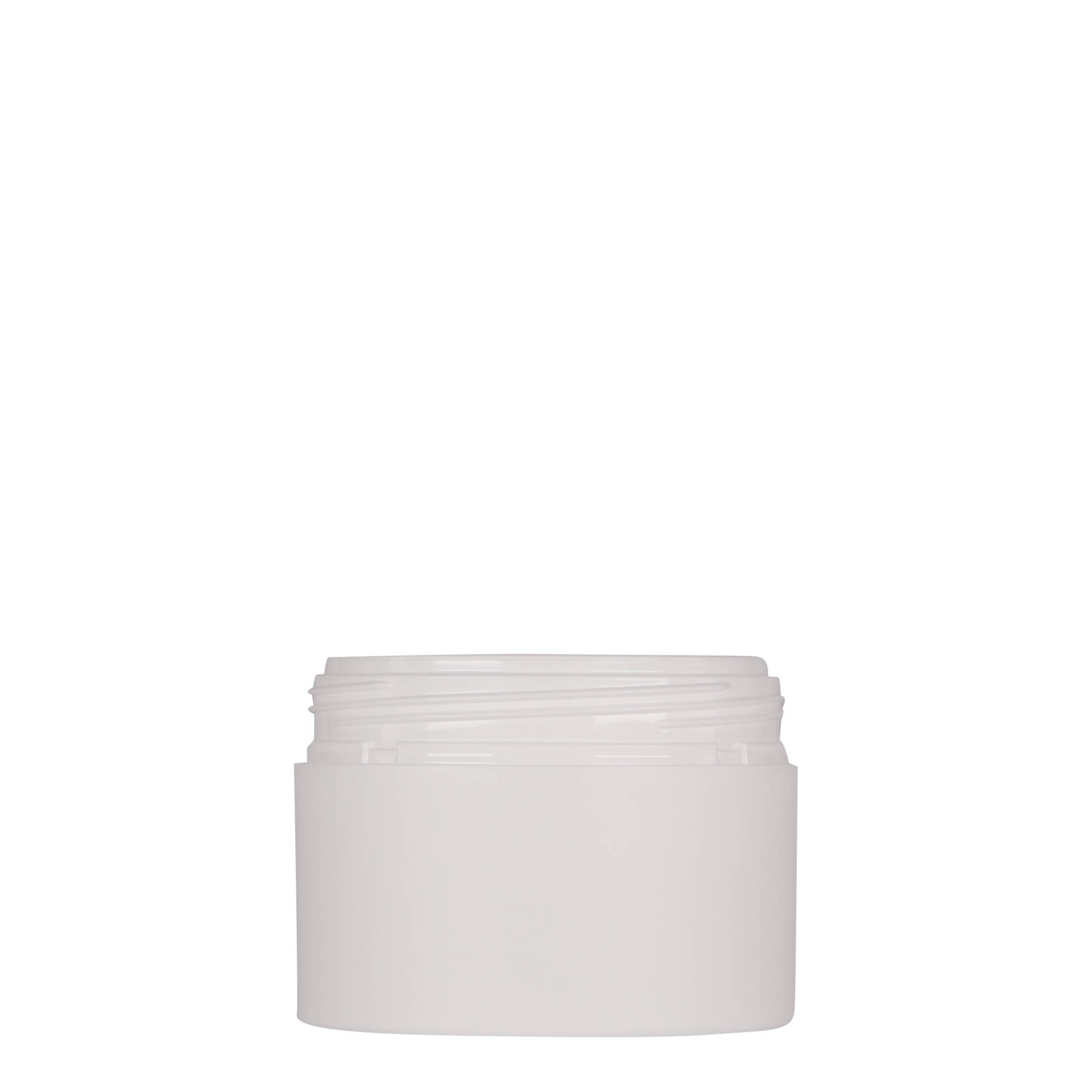 100 ml plastic jar 'Antonella', PP, white, opening: screw cap 100 ml plastic jar 'Antonella', PP, white, opening: screw cap