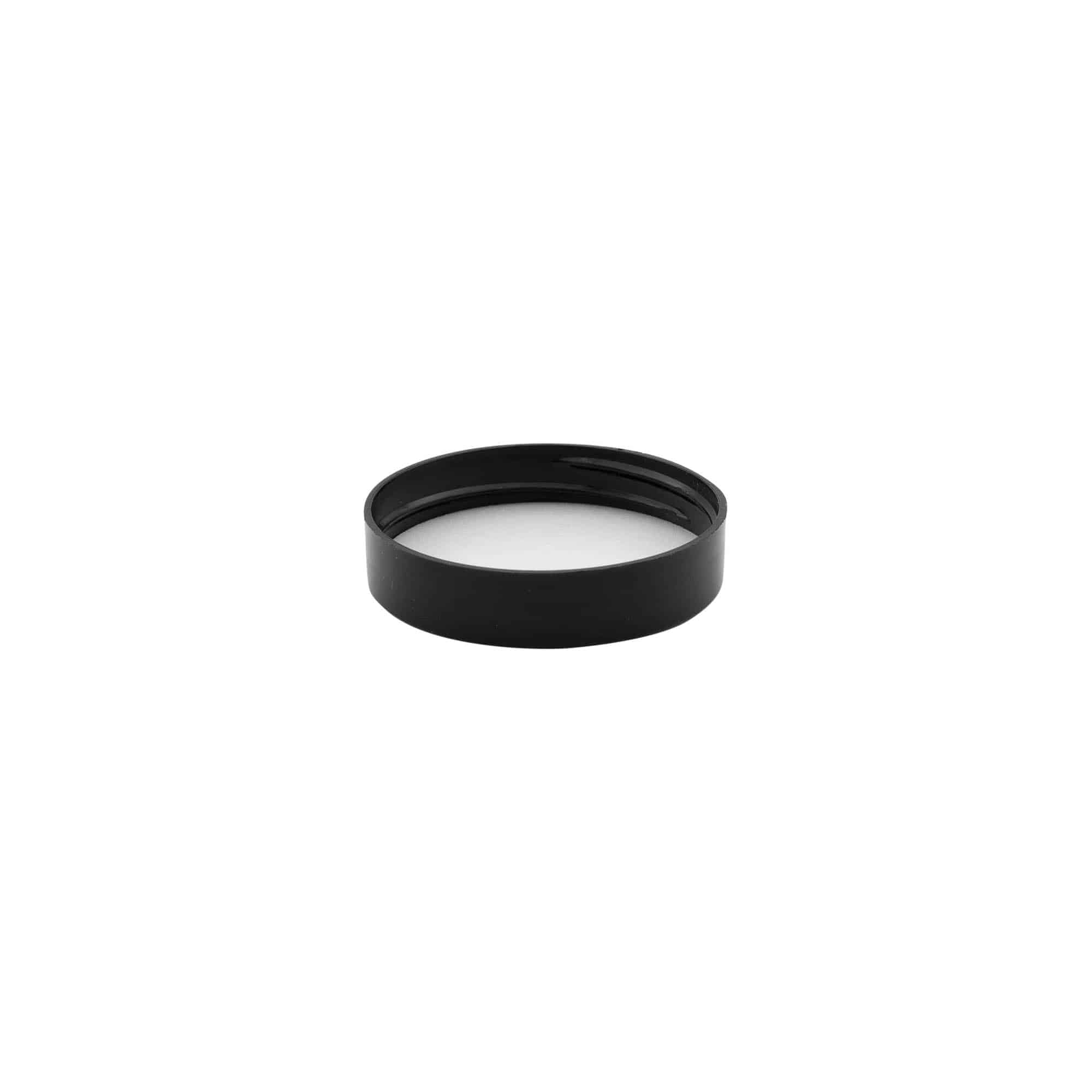 Screw cap, PP plastic, black, for opening: 48/400