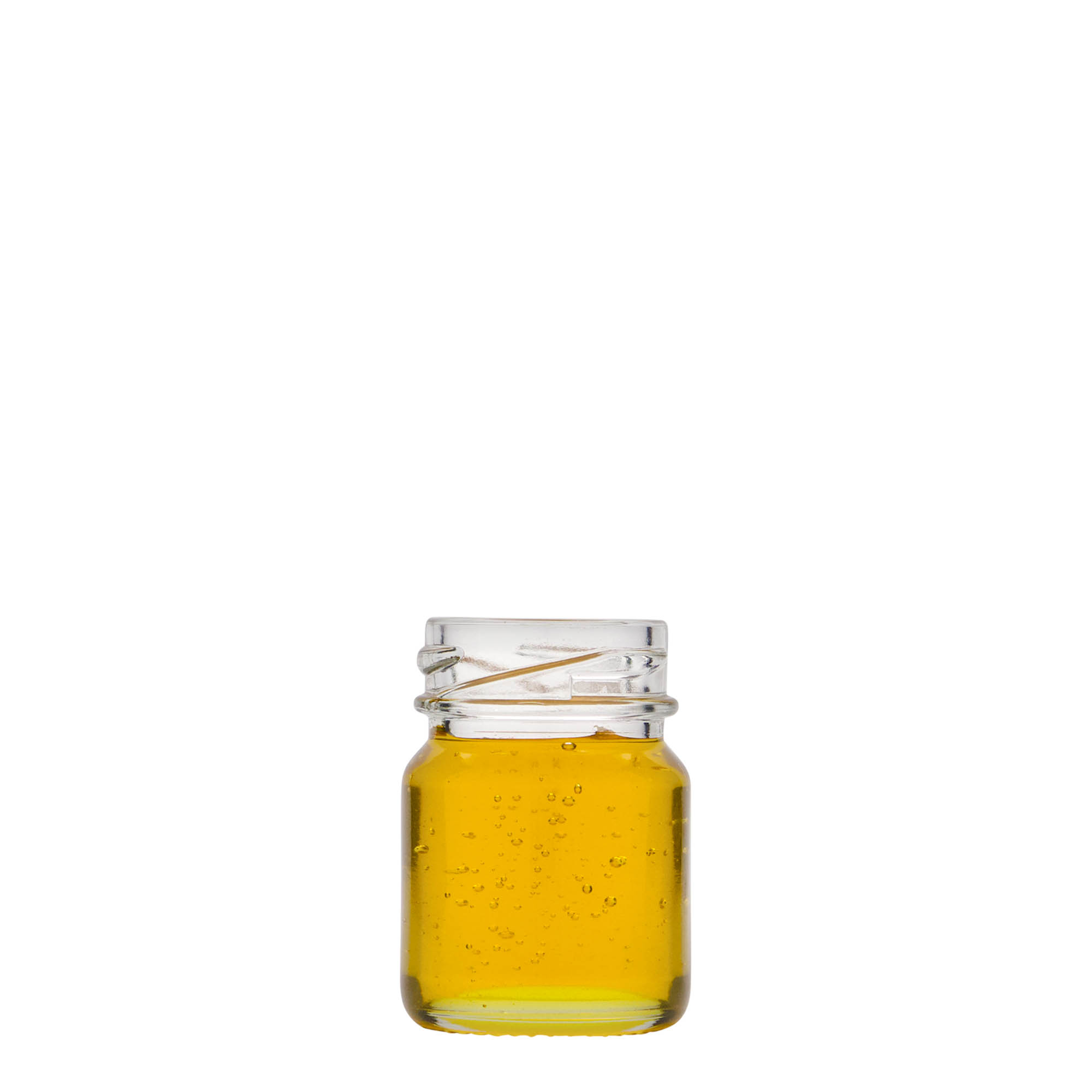 45 ml tall round glass, opening: Twist-Off (TO 38) 45 ml tall round glass, opening: Twist-Off (TO 38)