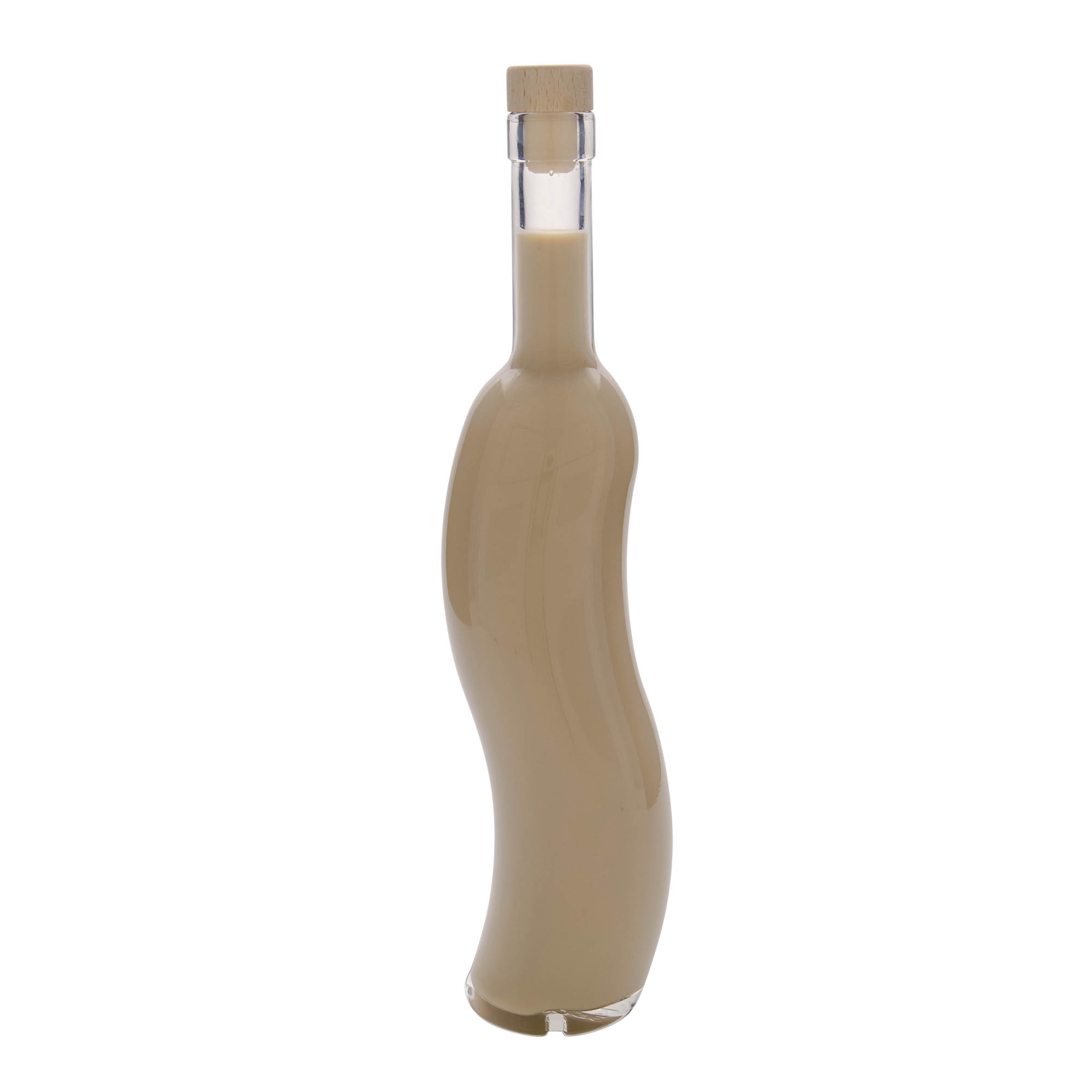 500 ml glass bottle 'La-Ola', semi-round, opening: cork 500 ml glass bottle 'La-Ola', semi-round, opening: cork