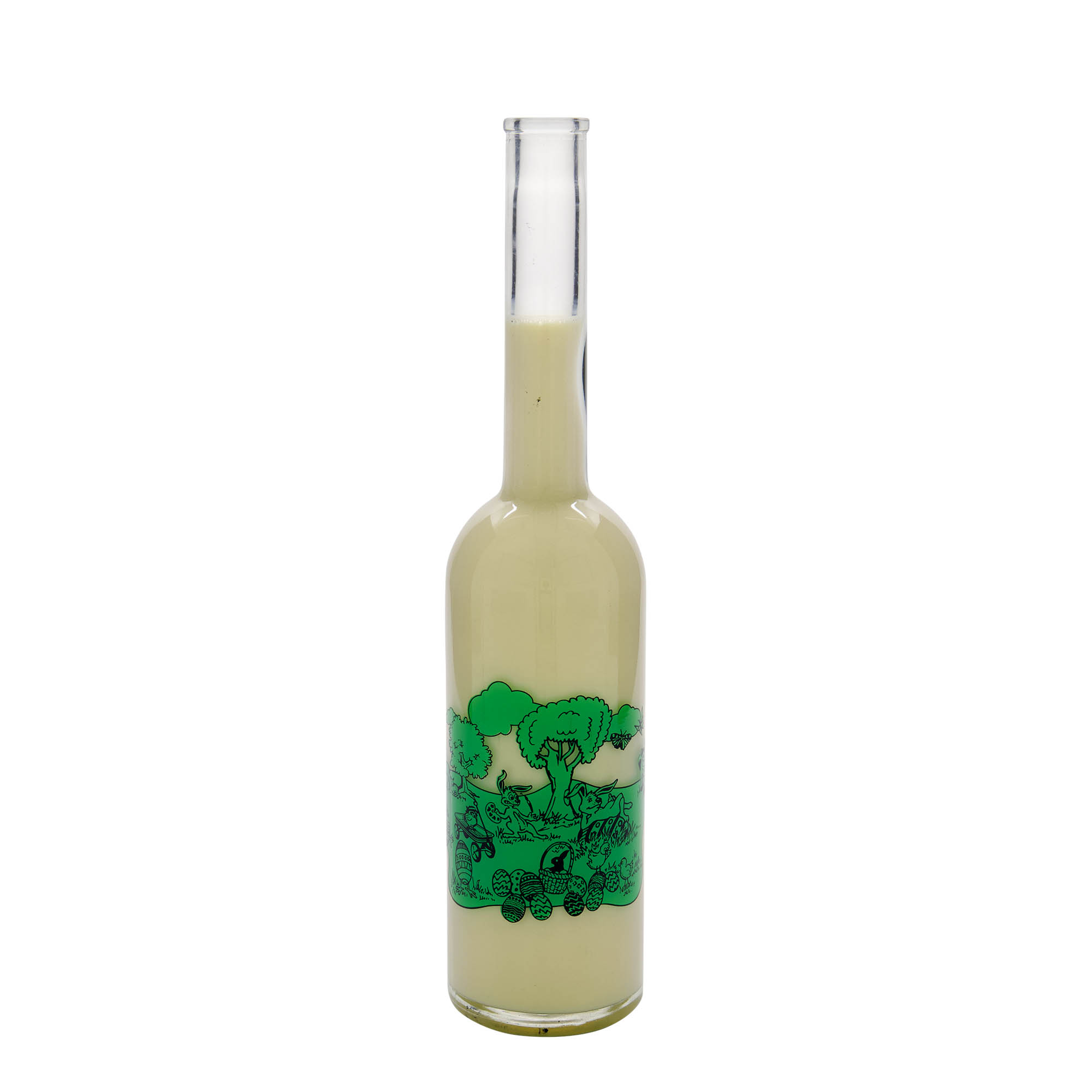 500 ml glass bottle 'Opera', design: Happy Easter, opening: cork 500 ml glass bottle 'Opera', design: Happy Easter, opening: cork