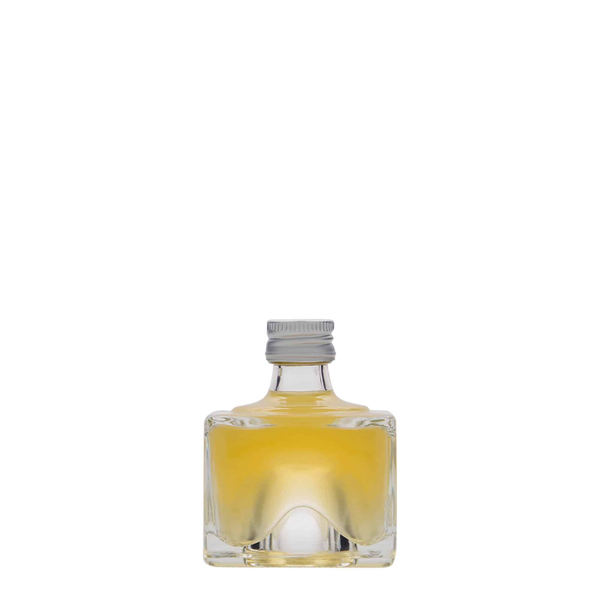40 ml glass bottle ‘Cocolores’, square, opening: PP 18