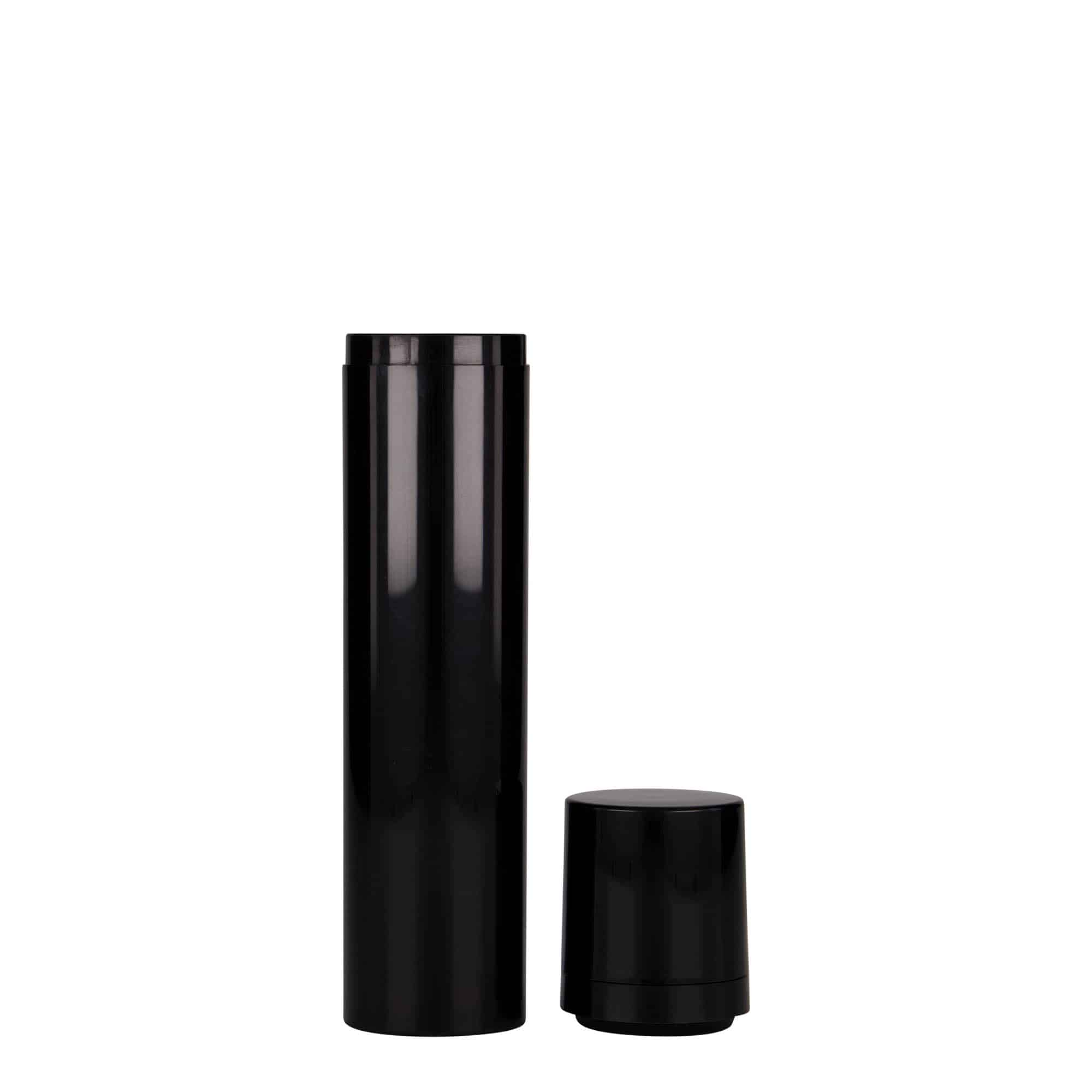 100 ml Airless Dispenser 'Mezzo', black PP plastic 100 ml Airless Dispenser 'Mezzo', black PP plastic