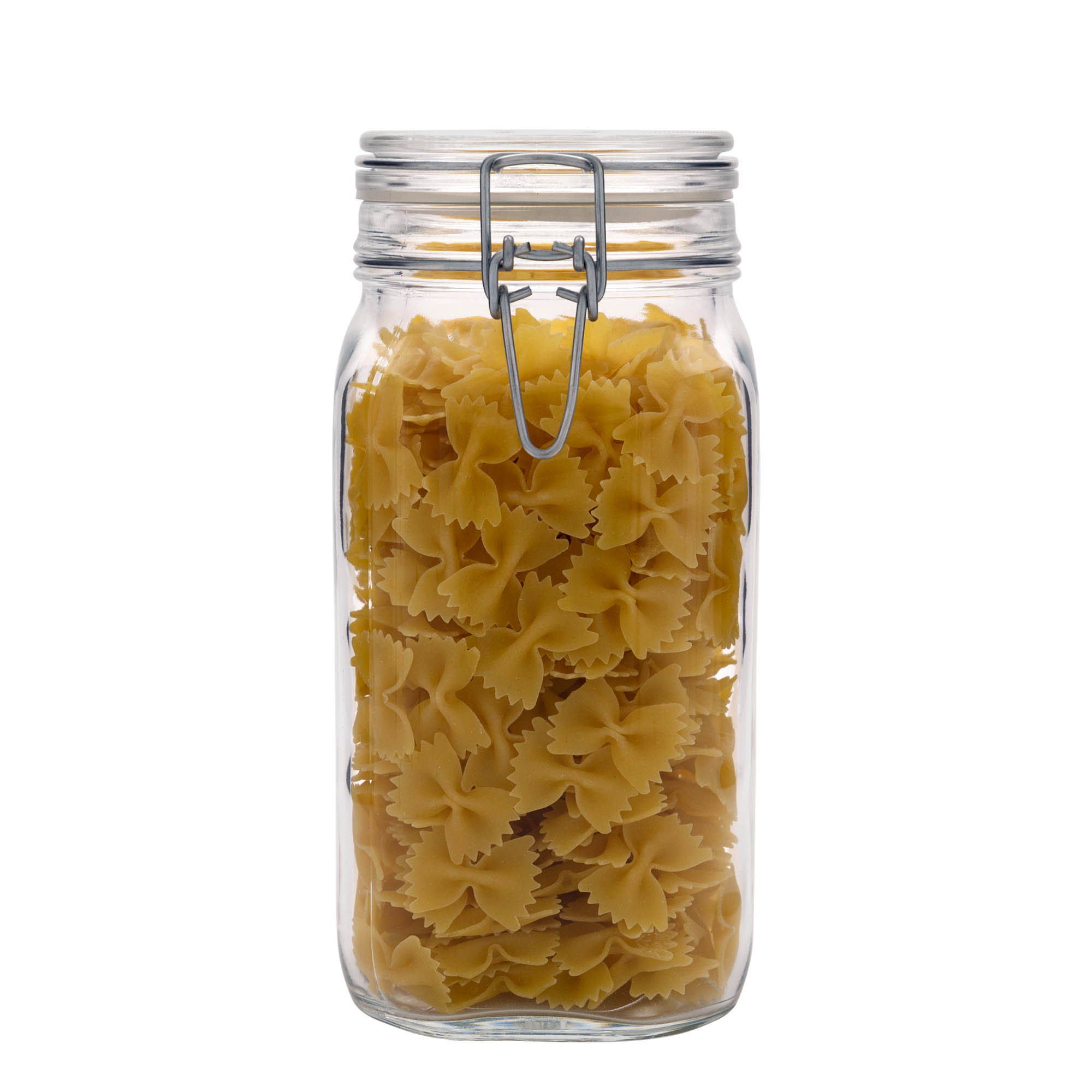 1,500 ml wire bail jar 'Fido', square, opening: wire bail closure